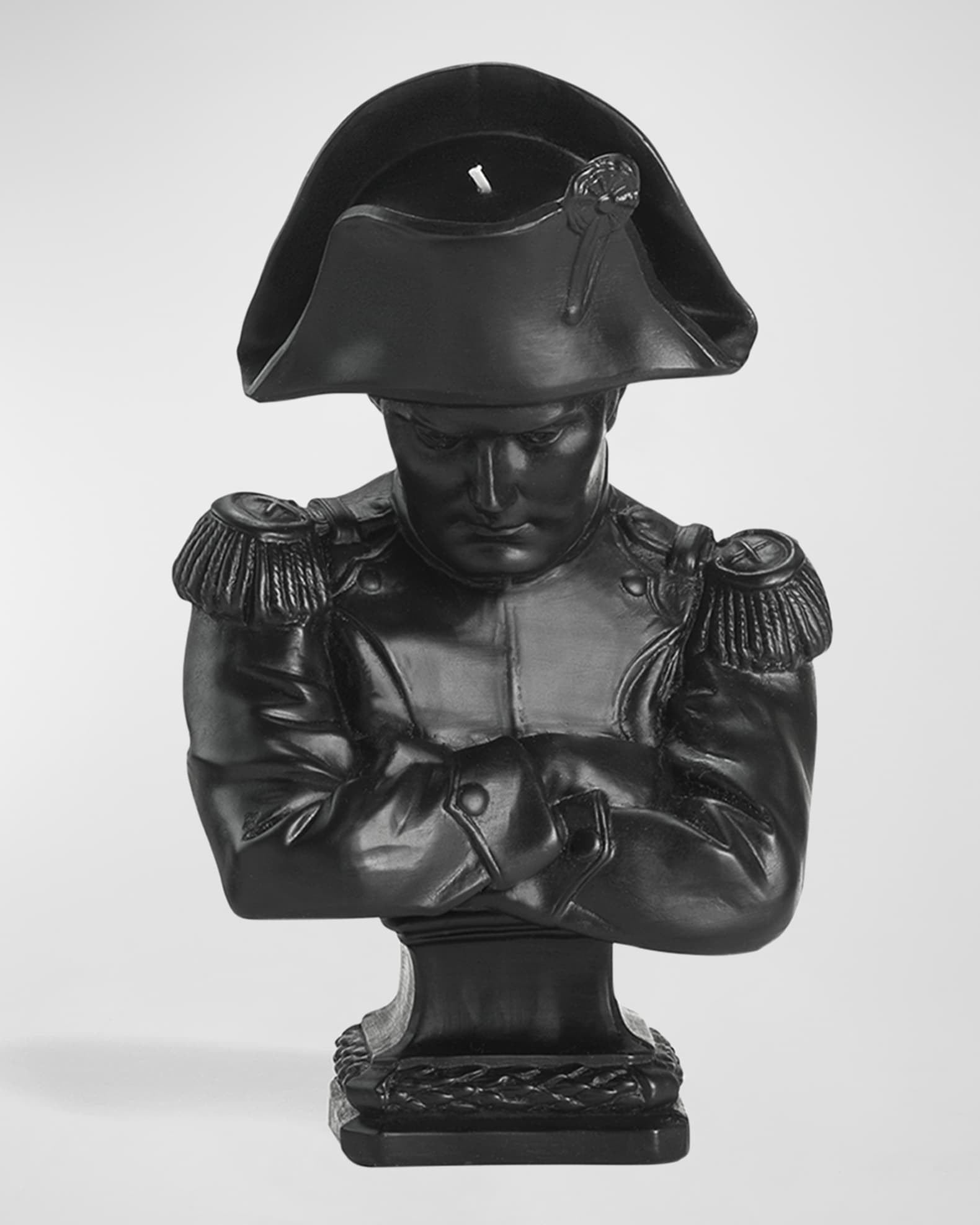 Trudon Napoléon Bust Candle - Black | Neiman Marcus
