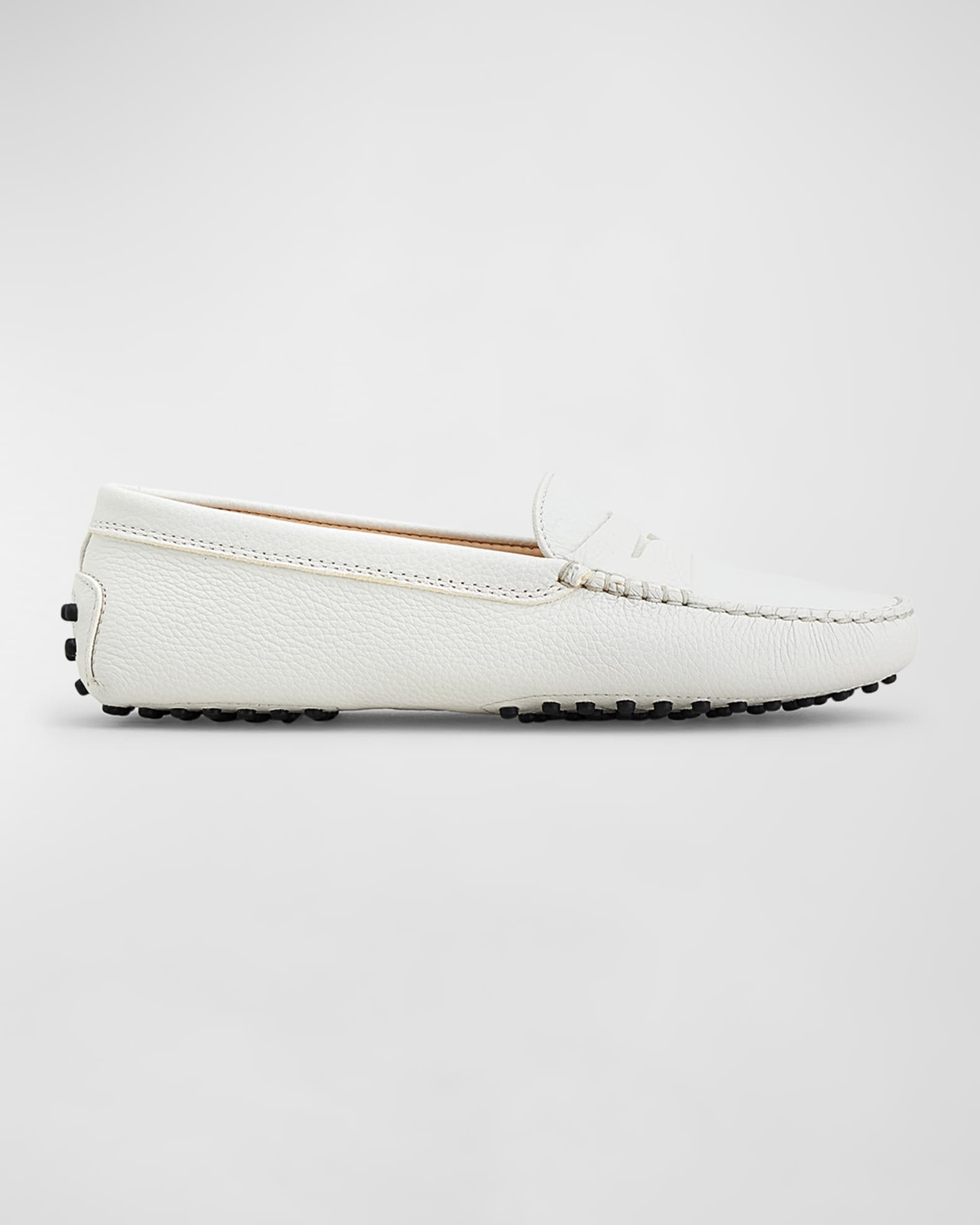 Pebbled Penny-Front Gommini Moccasin 0