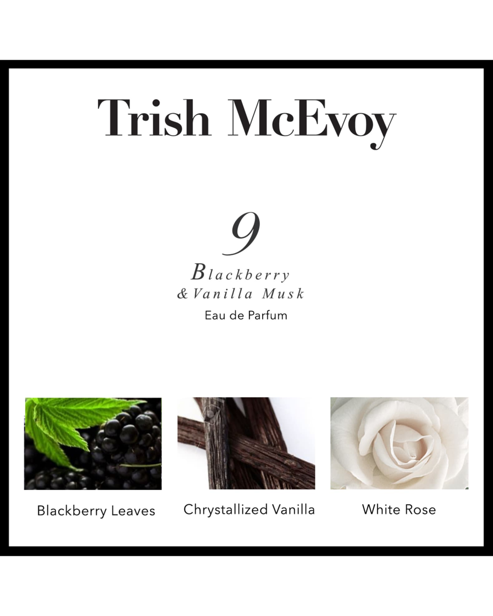 Trish McEvoy - Sexy 9 Blackberry & Vanilla Musk Women Grade A+ Trish McEvoy  Premium Perfume Oils