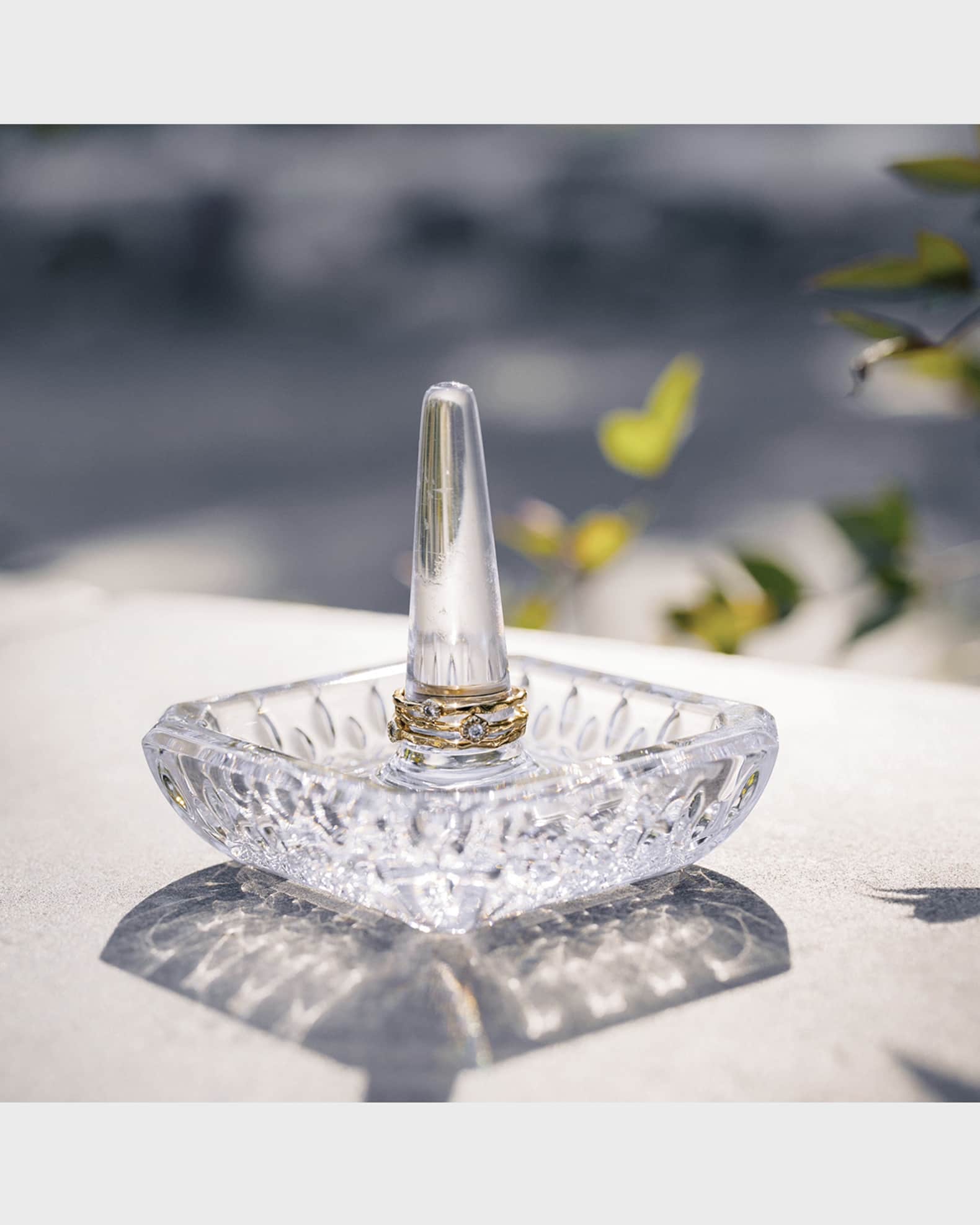 Vintage crystal ring holder online