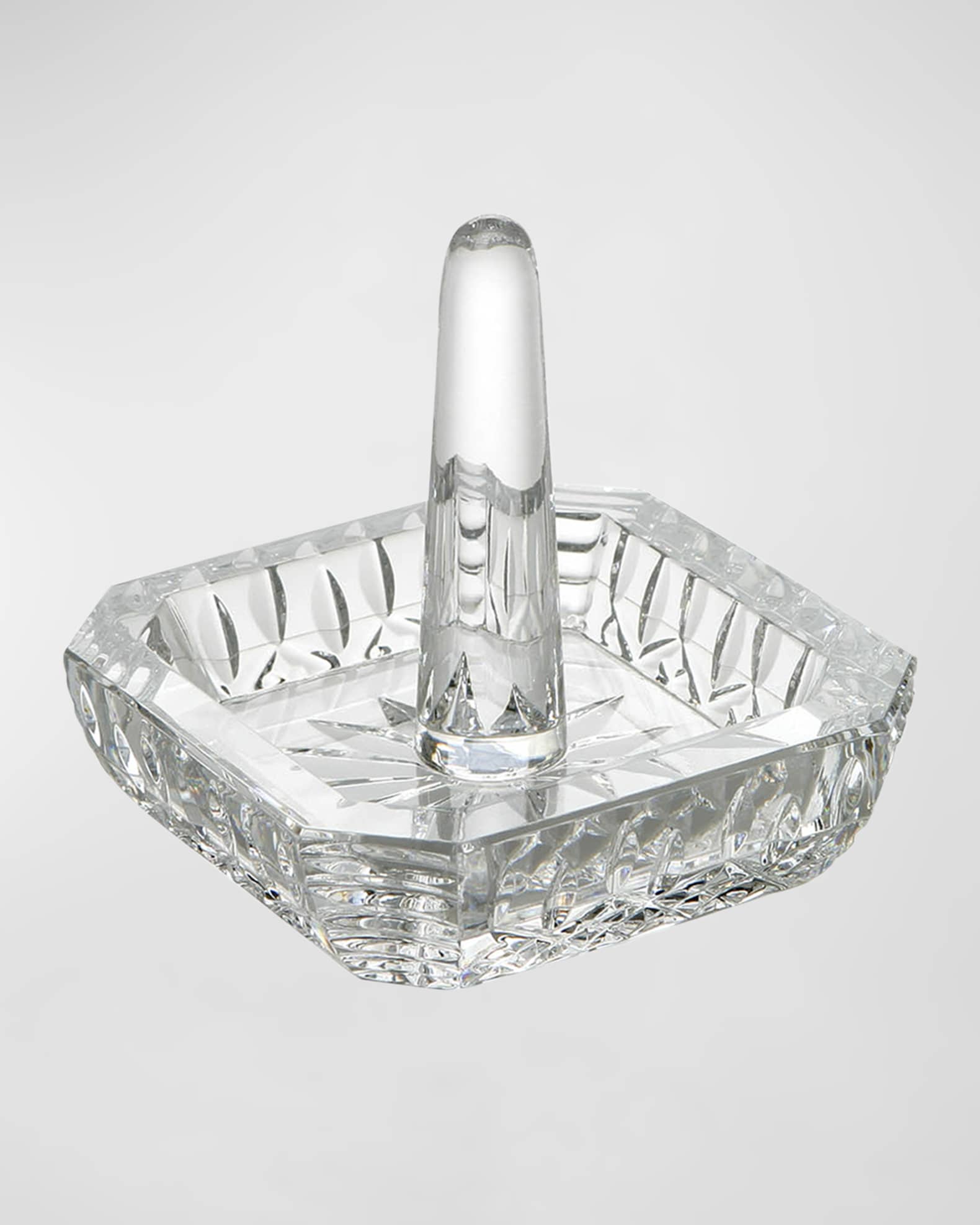 Frenesí hielo Establecer Waterford Crystal Lismore Square Ring Holder | Neiman Marcus