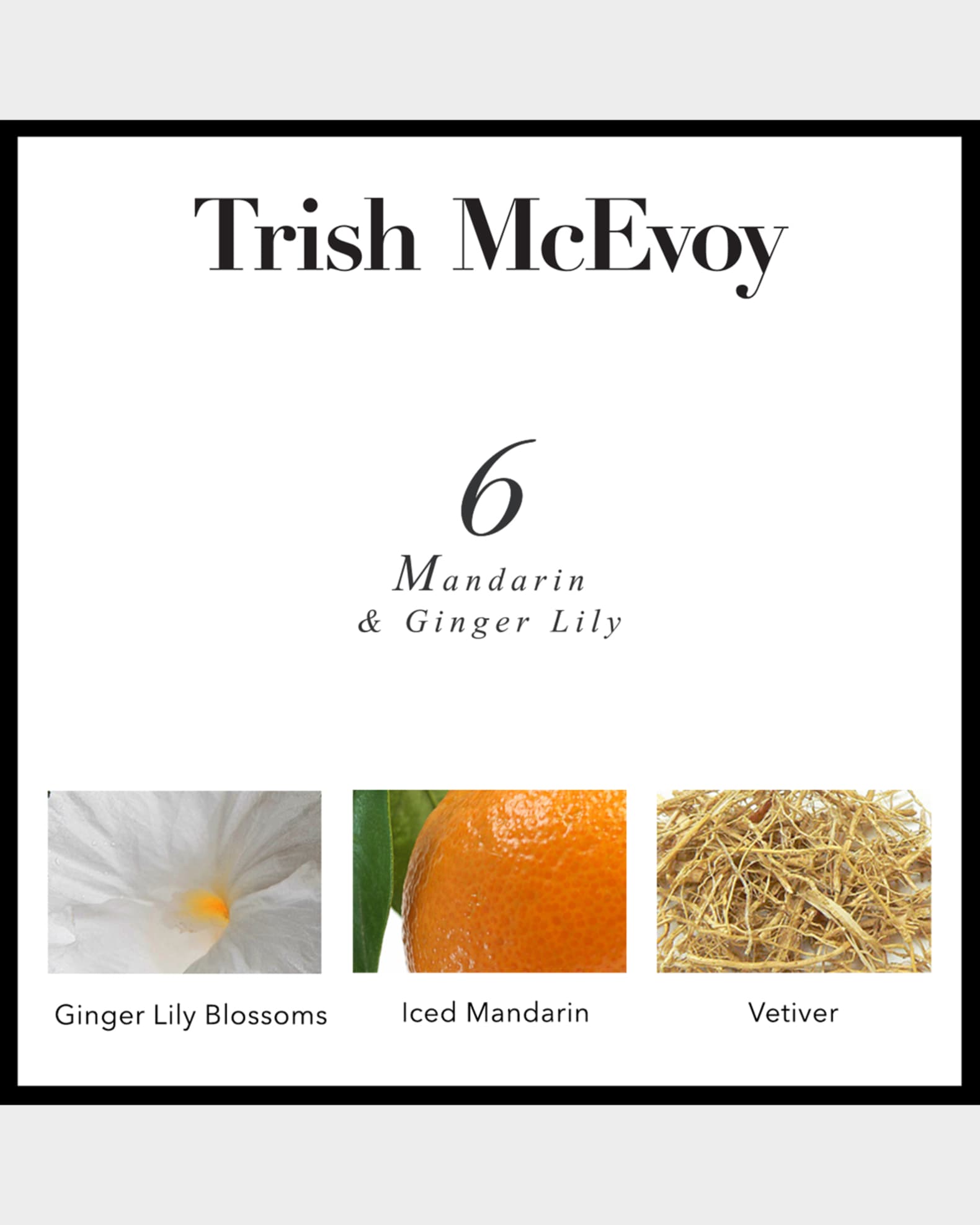 Trish McEvoy No. 6 Mandarin & Ginger Lily Eau de Toilette, 1.7 oz