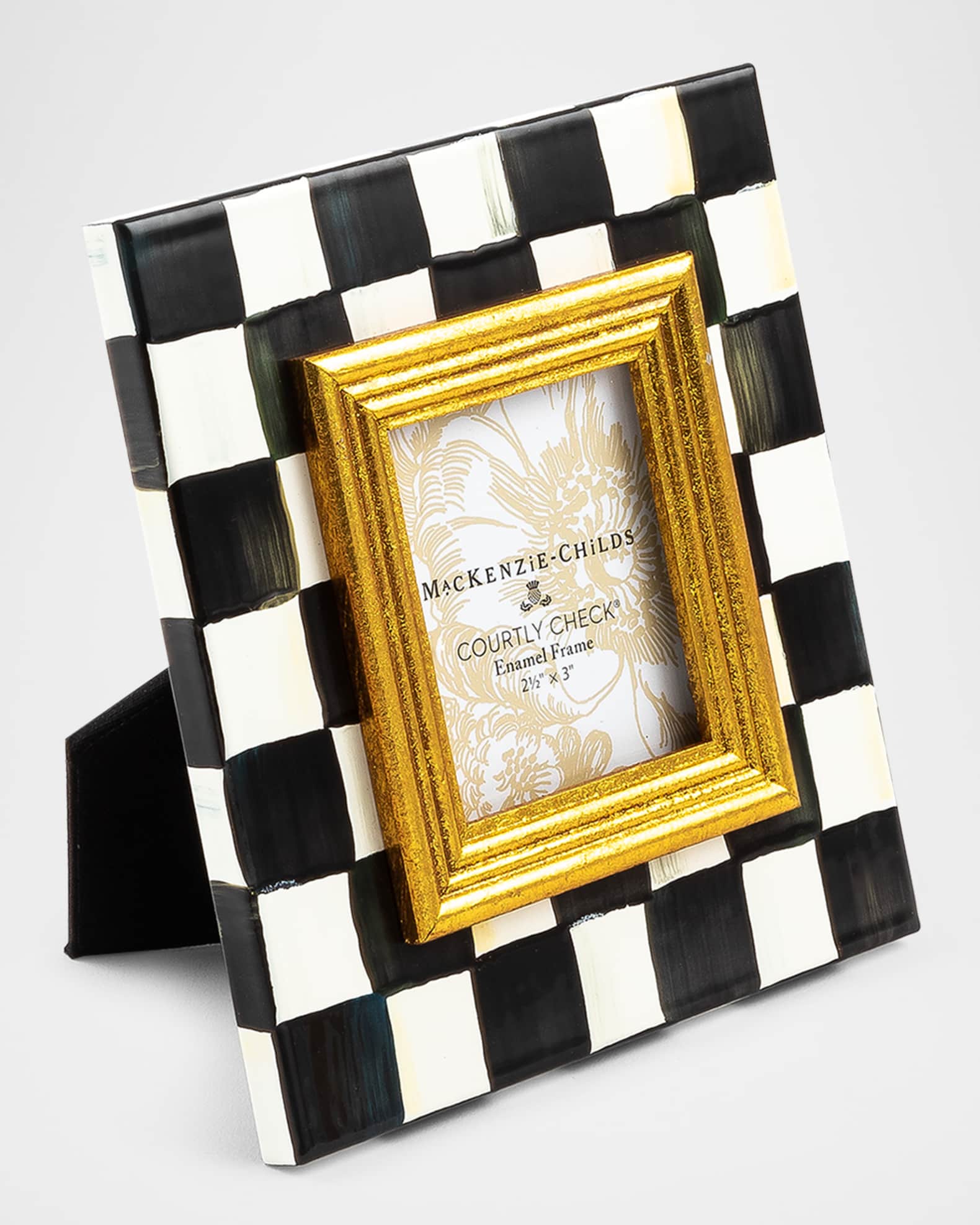 Courtly Check Enamel Frame 1