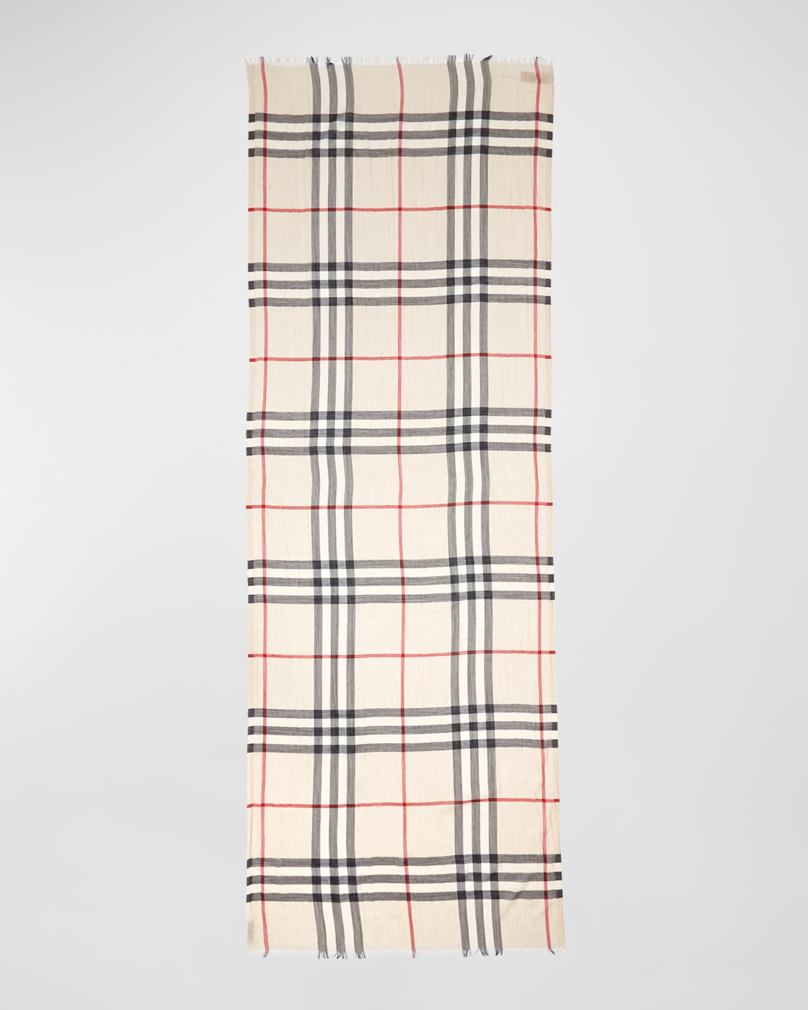 Burberry oblong scarf on sale
