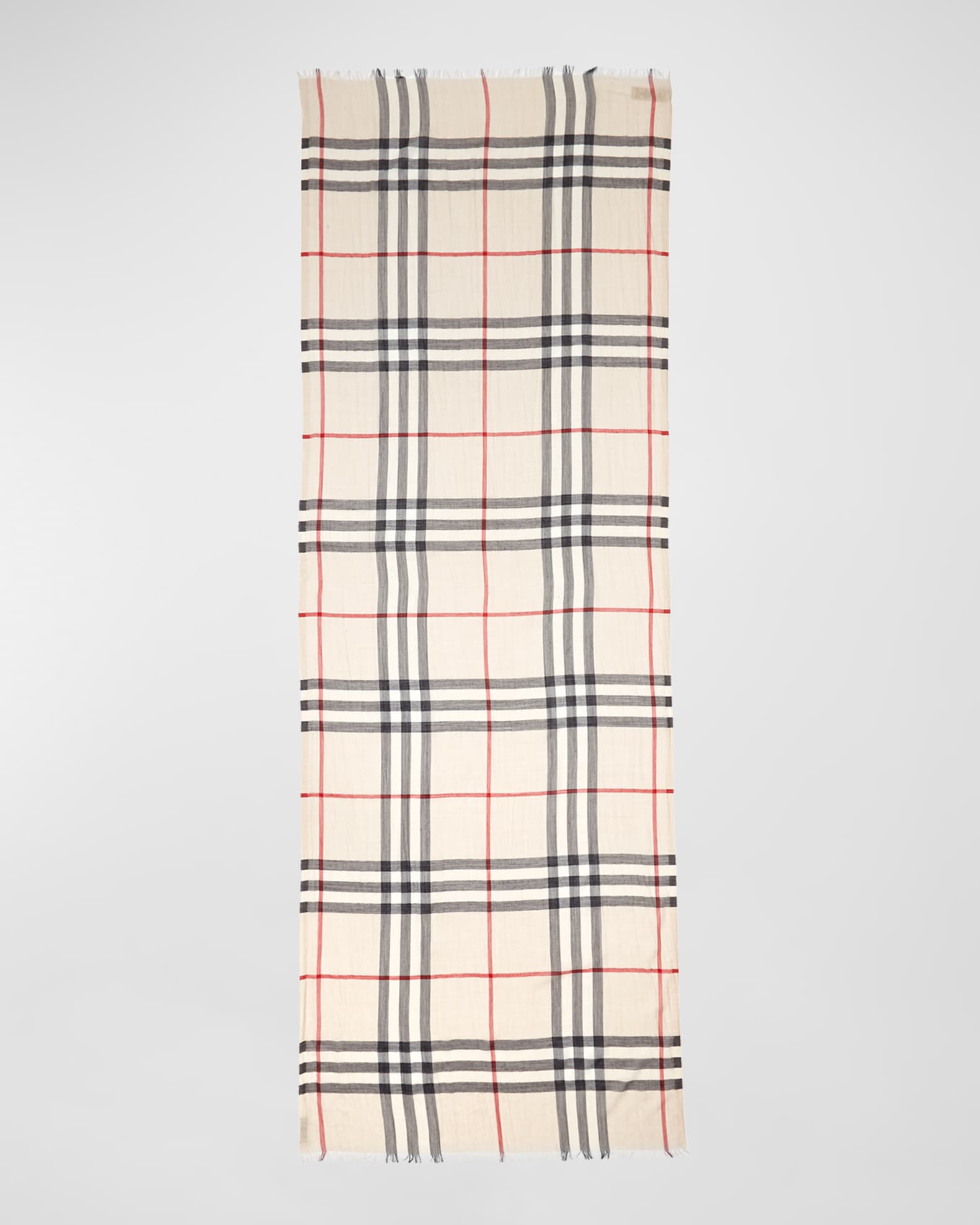 Burberry B-print wool scarf - Neutrals