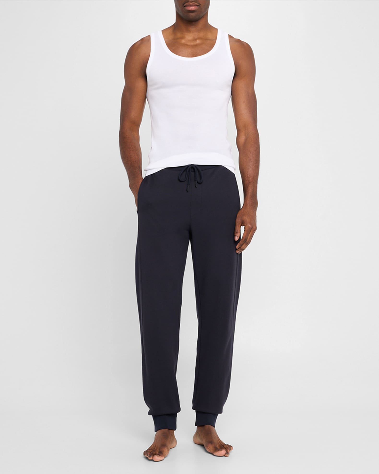 Cotton Pure Tank Top, White 1