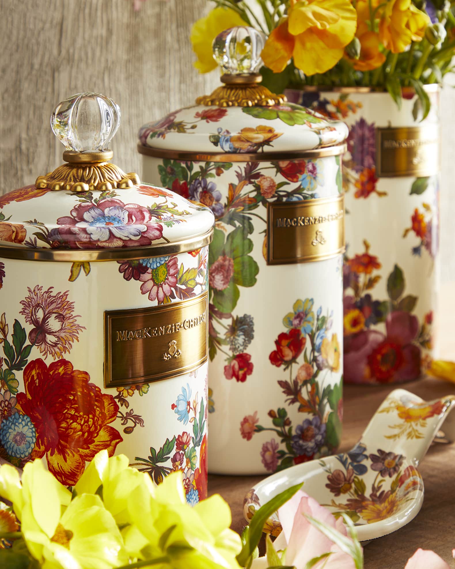 Small Flower Market Canister 1
