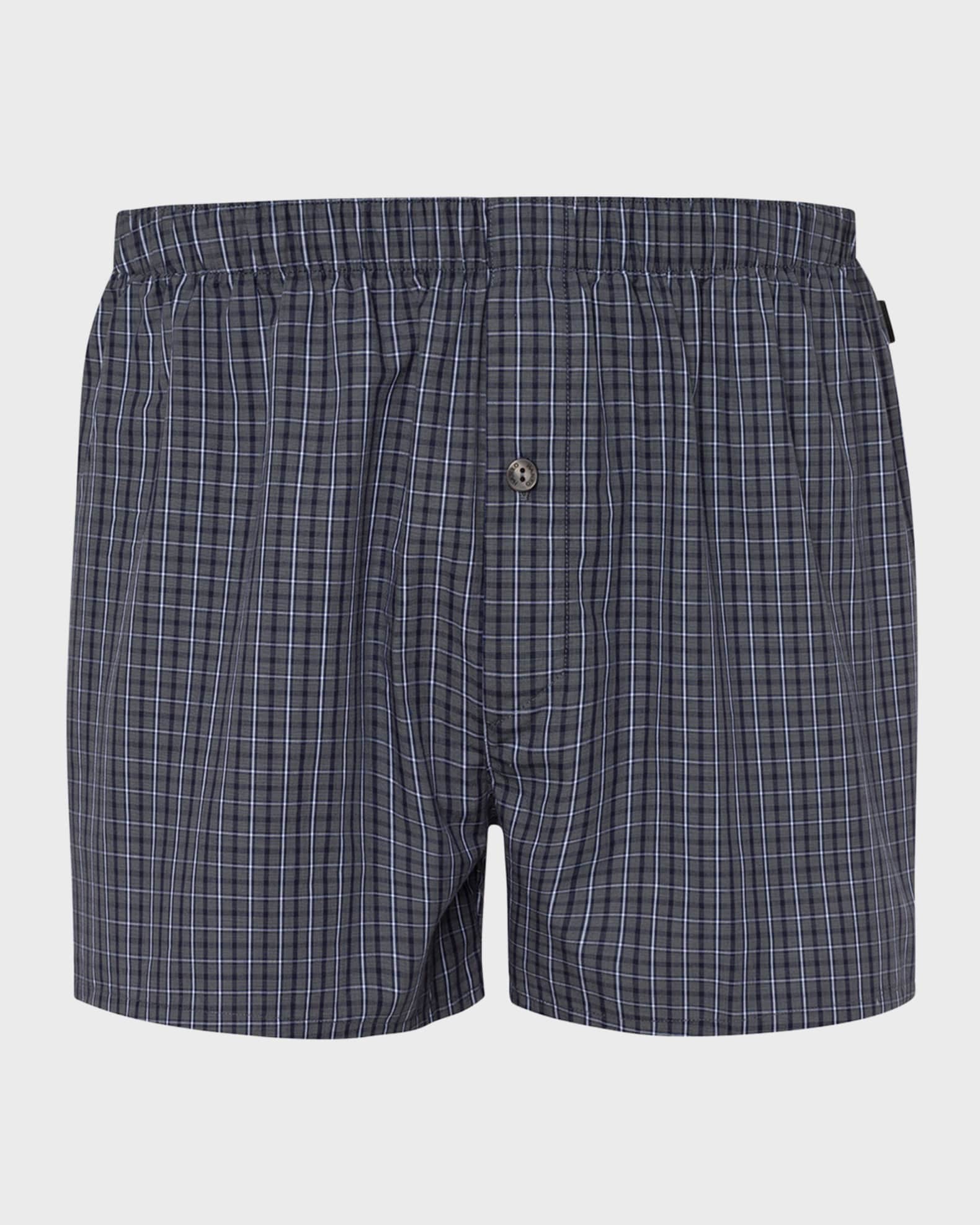 Men's Fancy Woven Cotton Boxers 0