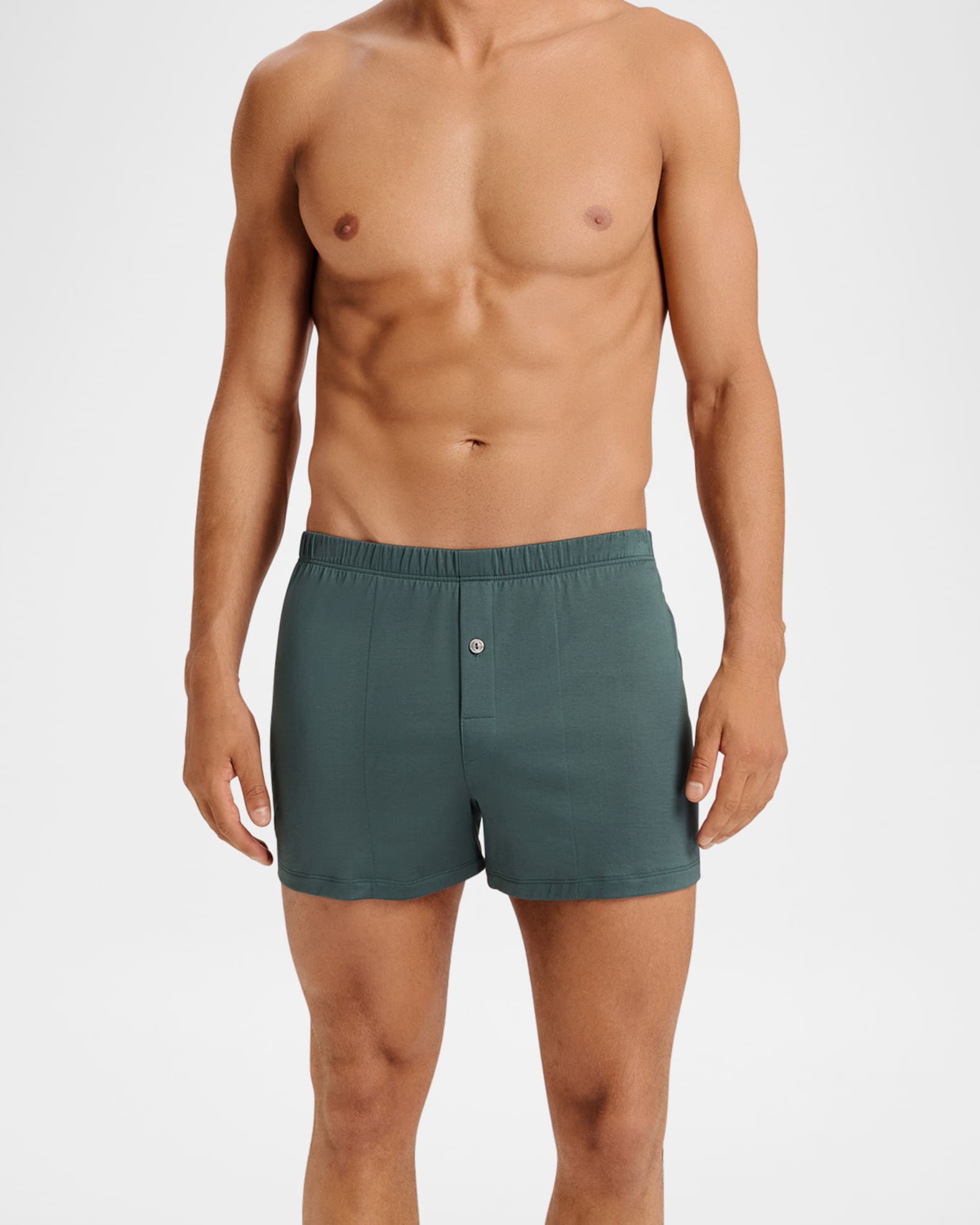 Men's Sporty Mercerized Cotton Boxers 1