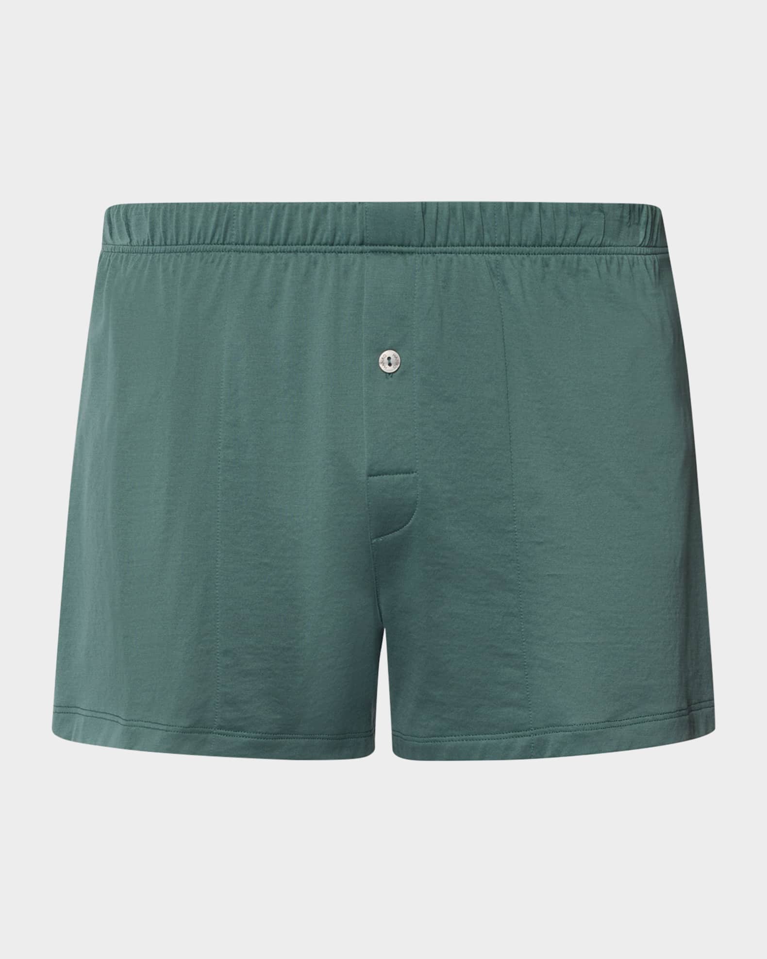 Men's Sporty Mercerized Cotton Boxers 0