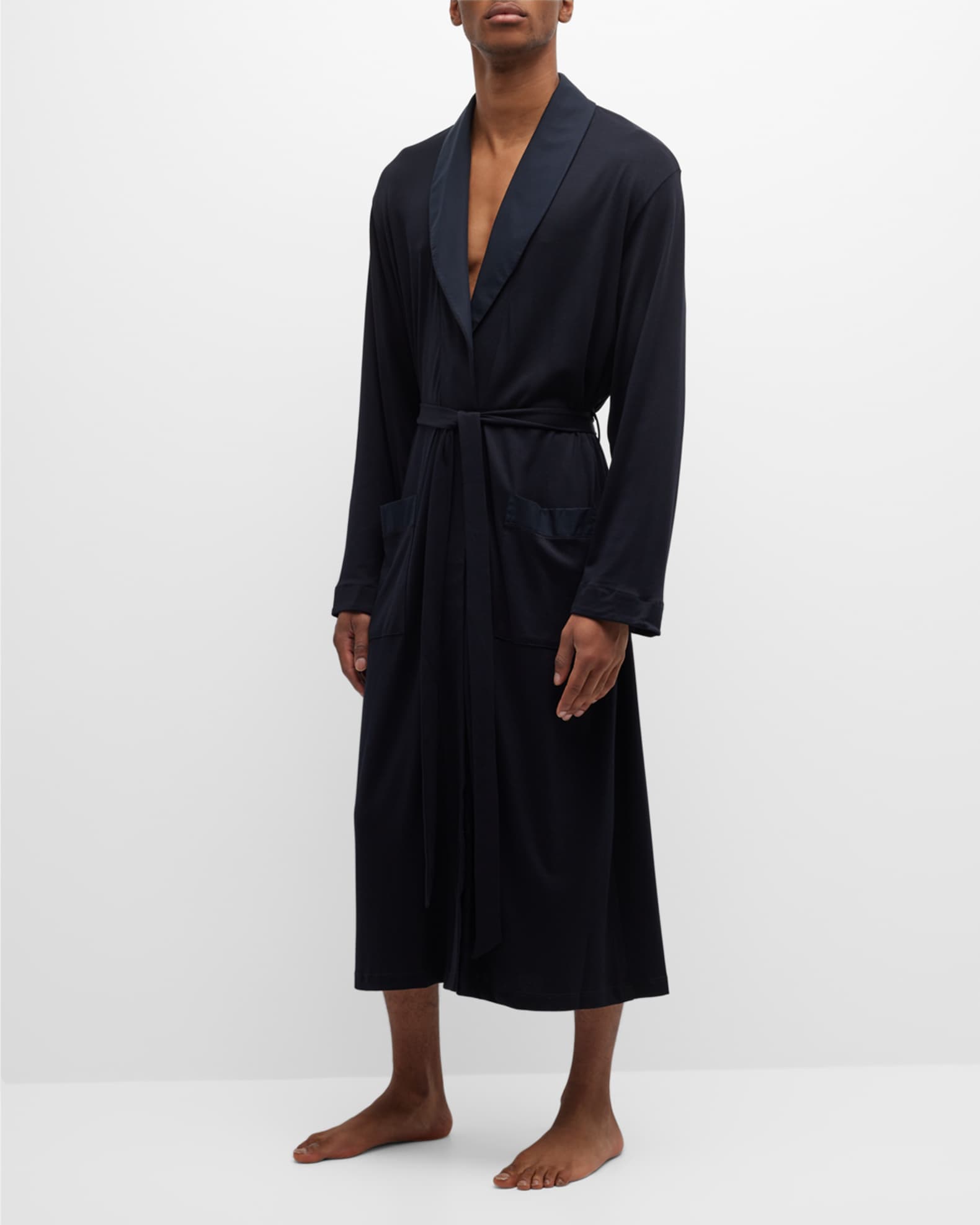 Hanro Night & Day Knit Robe | Neiman Marcus