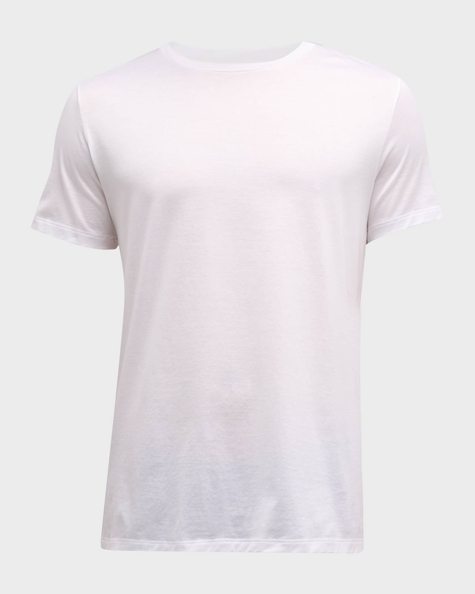 Men's Cotton Sporty Crewneck T-Shirt 0