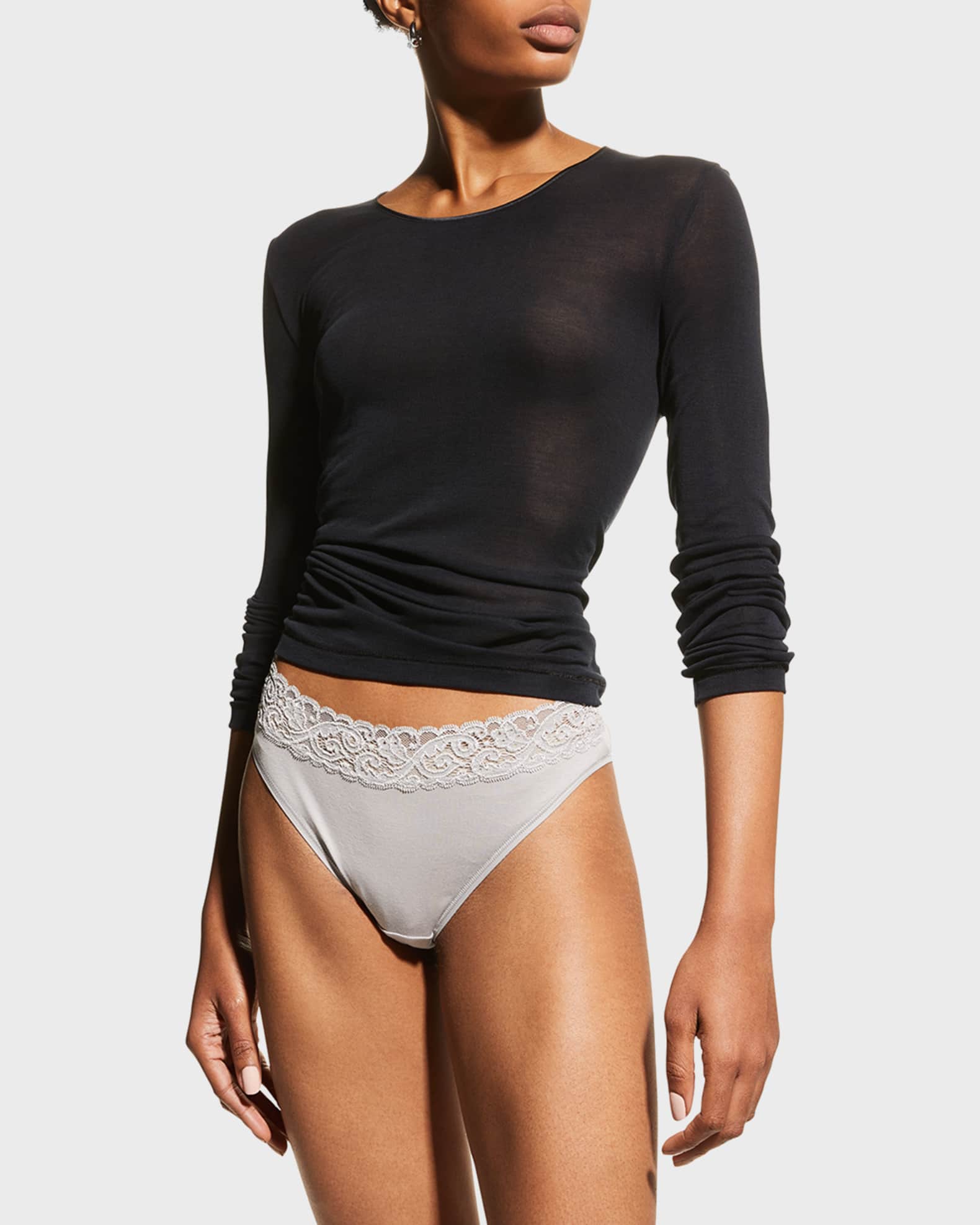 Silk Long-Sleeve Shirt 1