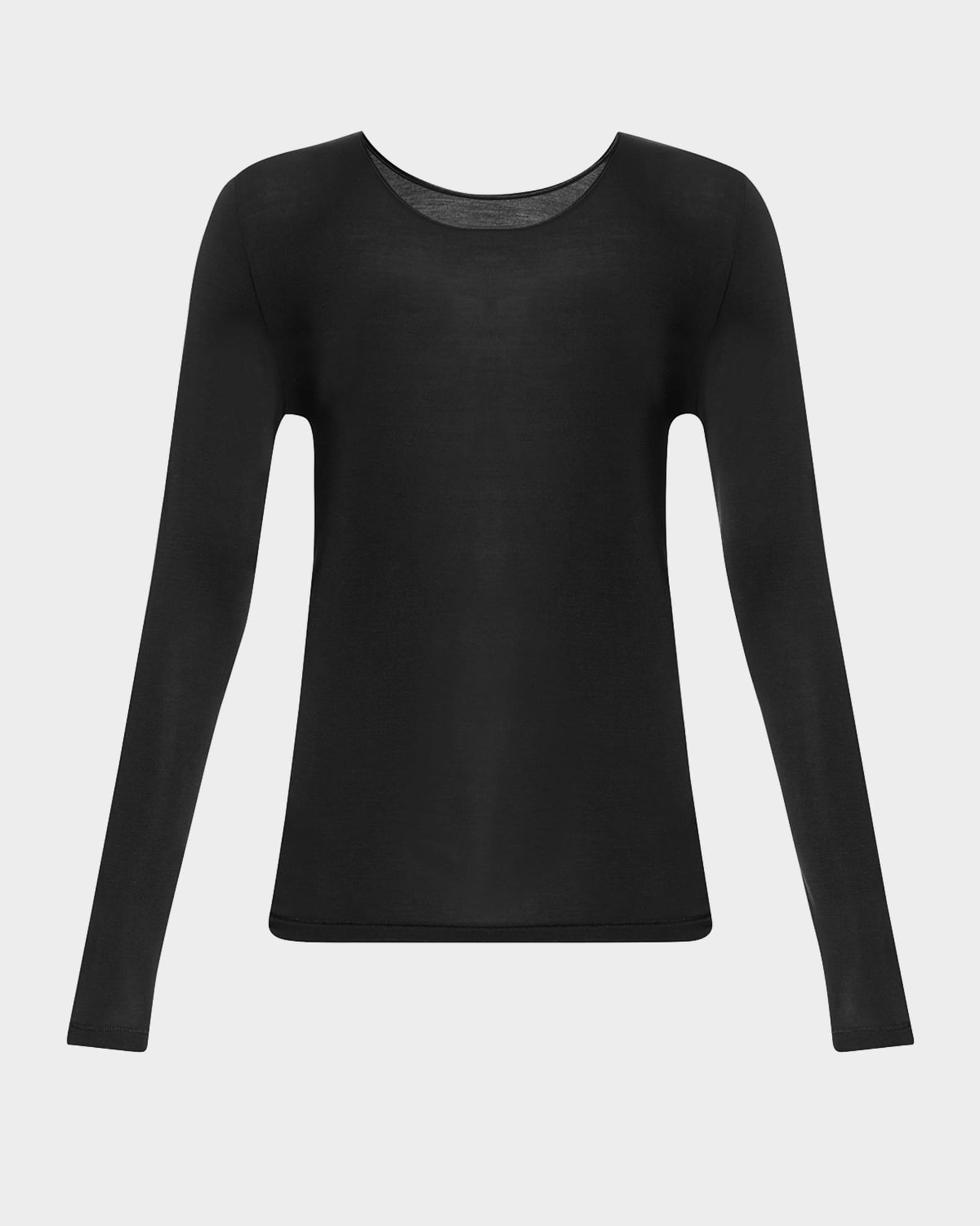 Silk Long-Sleeve Shirt 0