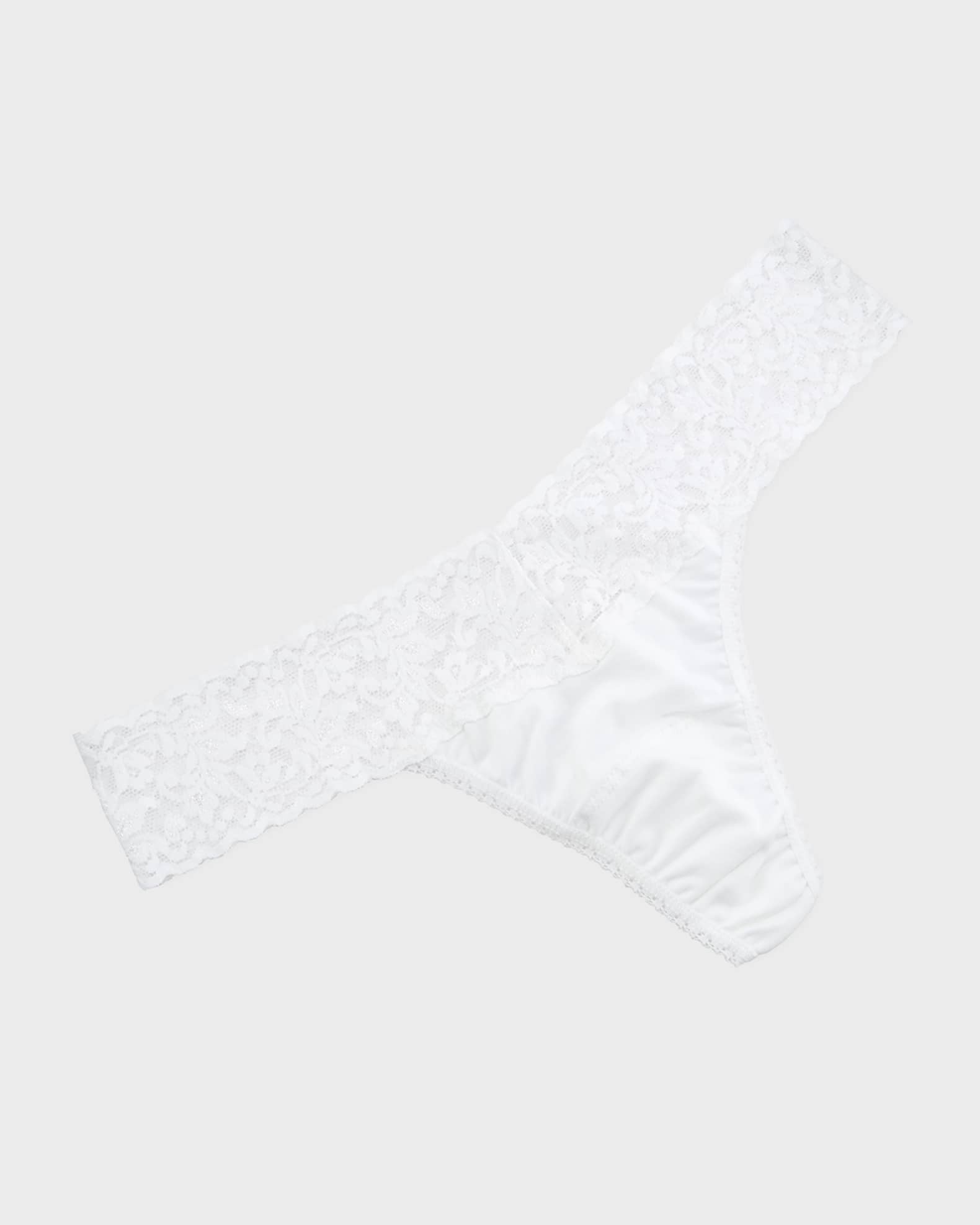 Low-Rise Organic Cotton Thong 0