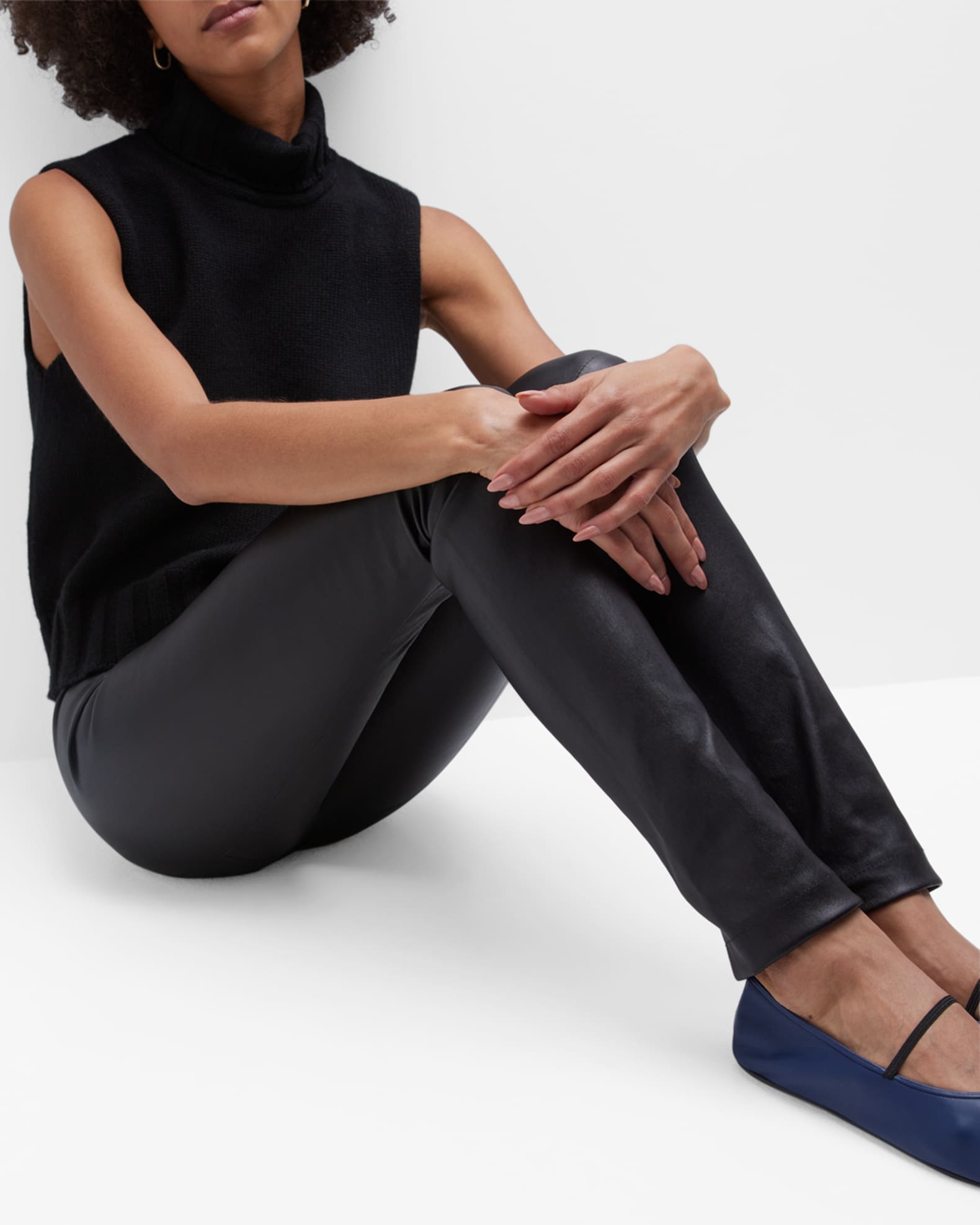 限定/関税込THE ROW パンツ 服 Moto leather leggings 519317 Moto leather leggings in black - The Row | Mytheresa