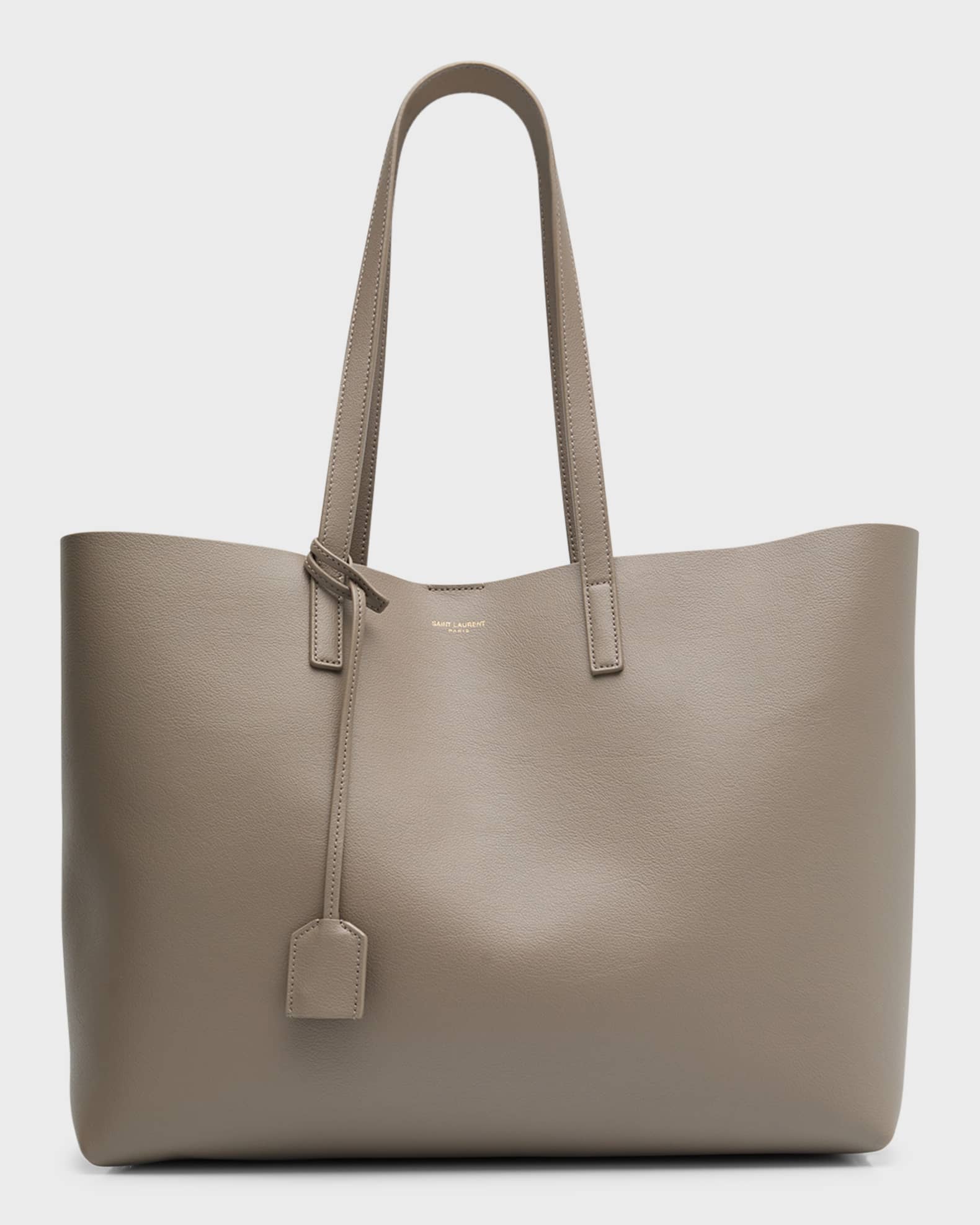 Saint Laurent Shopping Bag East-West Tote in Smooth Leather