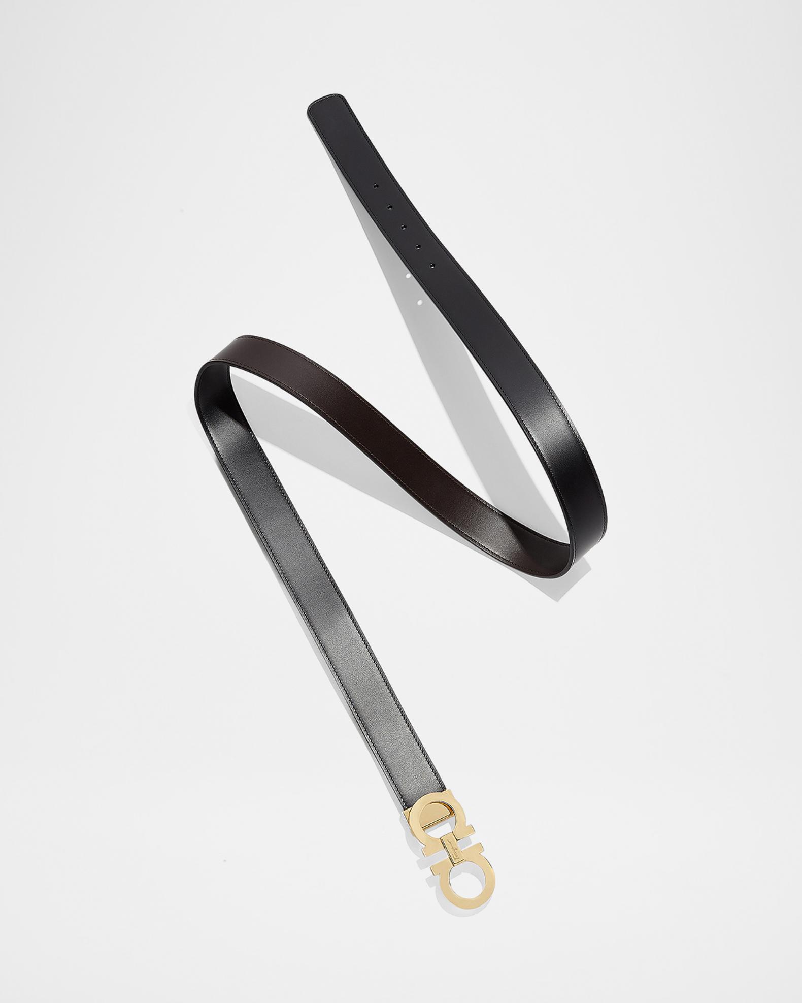 Ferragamo Men's Reversible Double-Gancini Leather Belt | Neiman Marcus