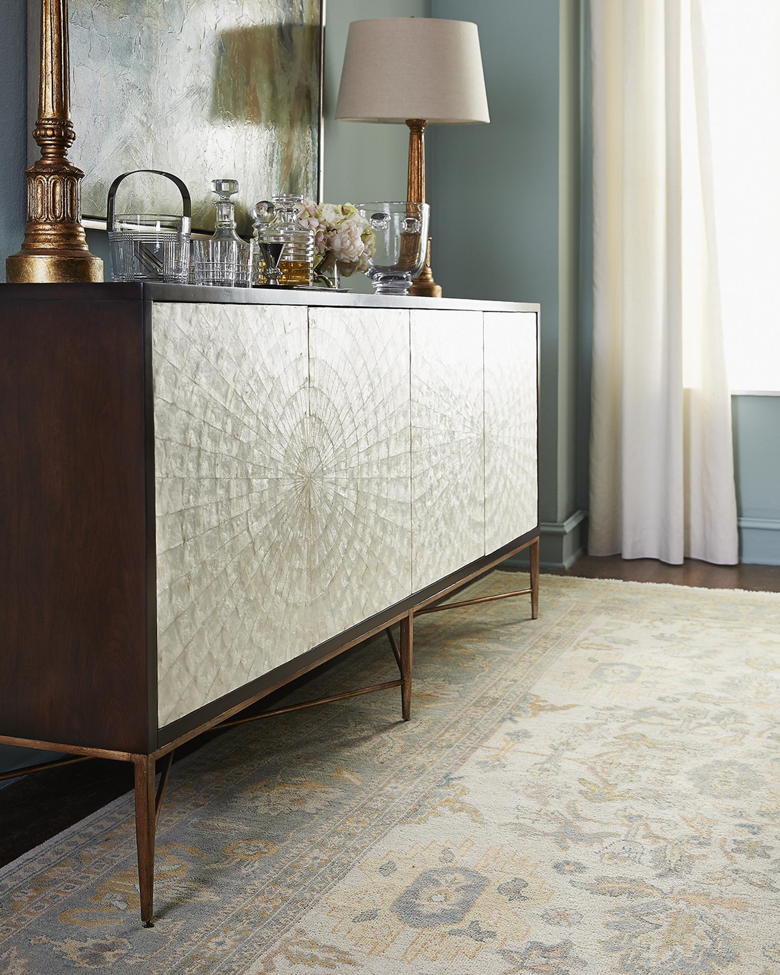Bernhardt Interiors Adagio Capiz Shell Buffet | Neiman Marcus