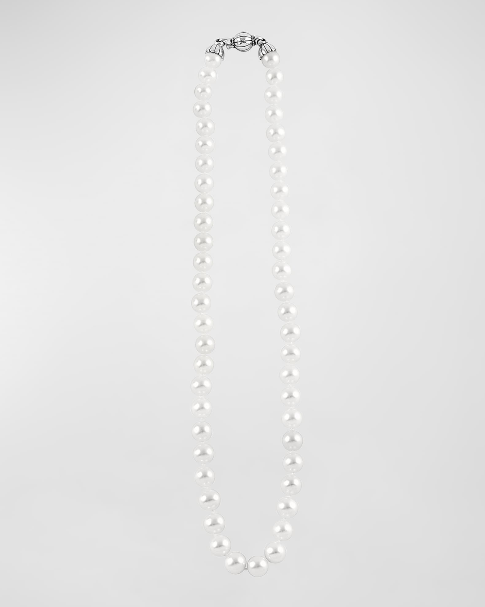 LAGOS Luna 8-8.5mm Pearl Necklace, 18"L