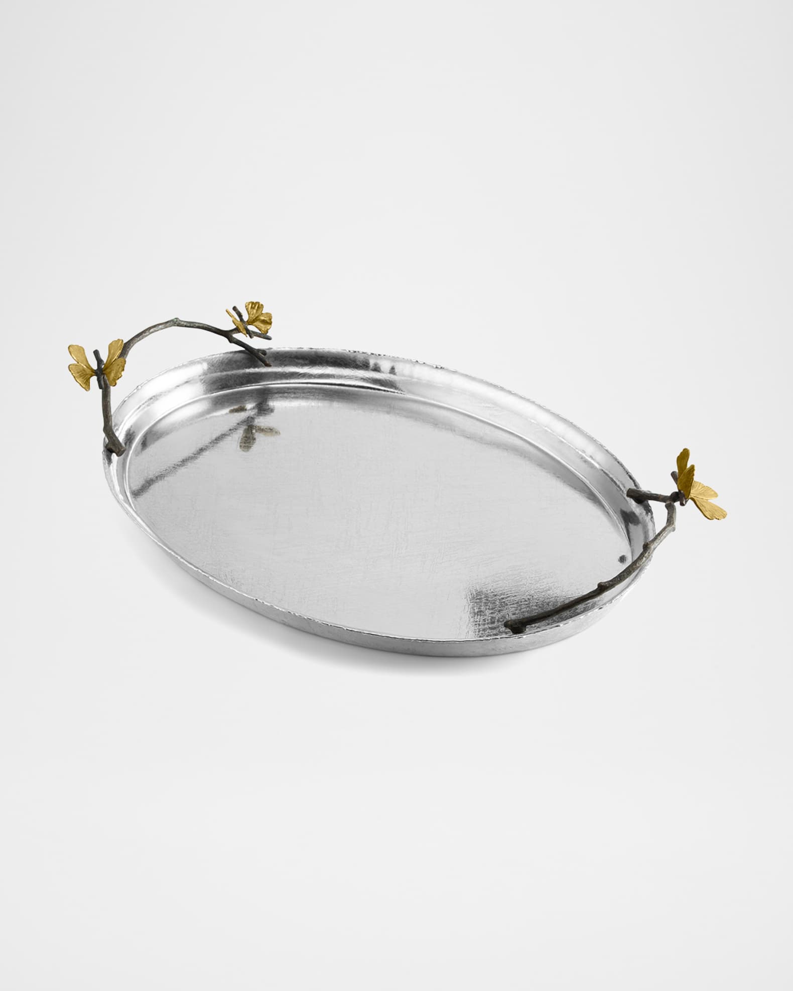 Butterfly Ginkgo Oval Tray 1