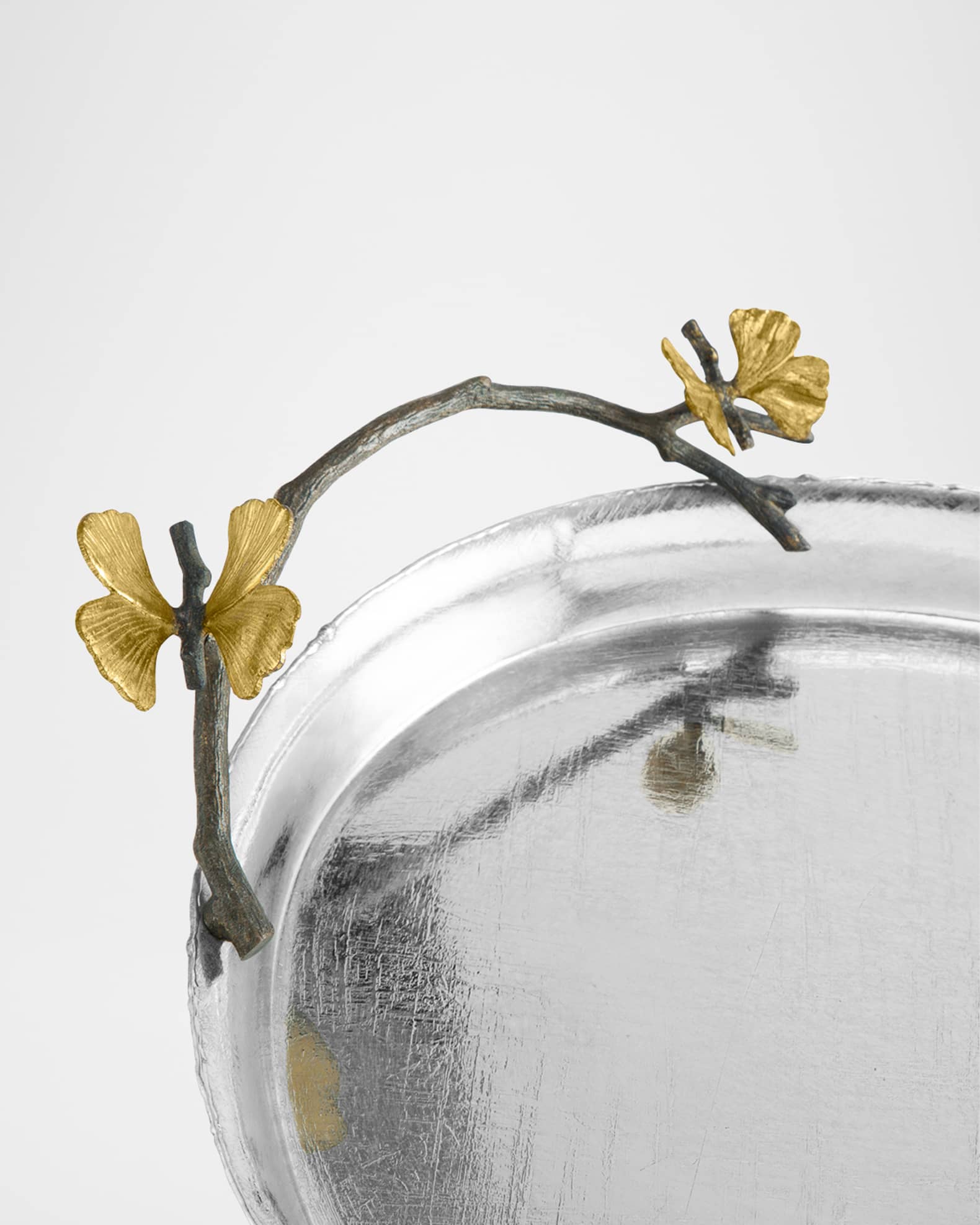 Michael Aram Butterfly Ginkgo Oval Tray | Neiman Marcus