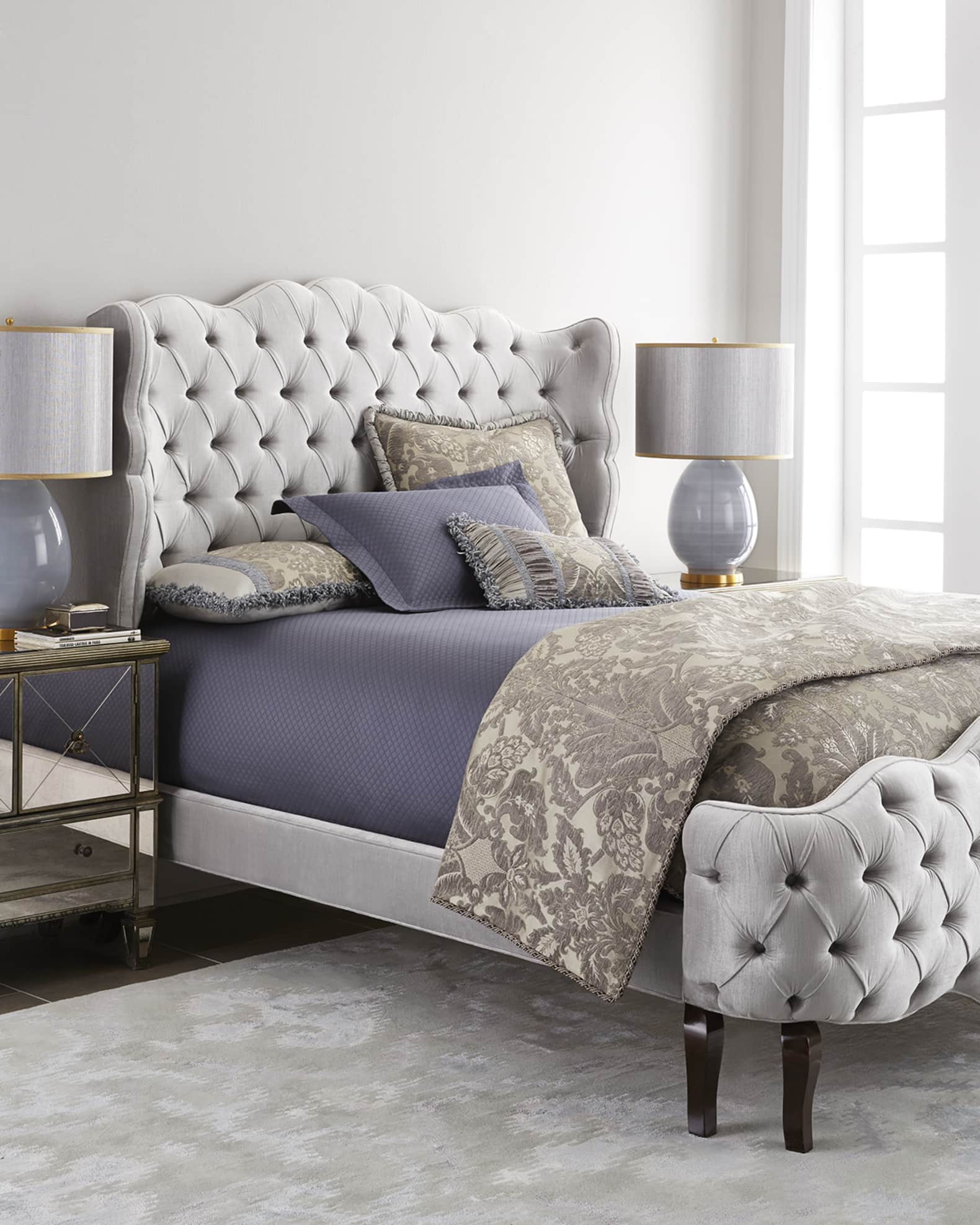 Pantages California King Tufted Bed 1