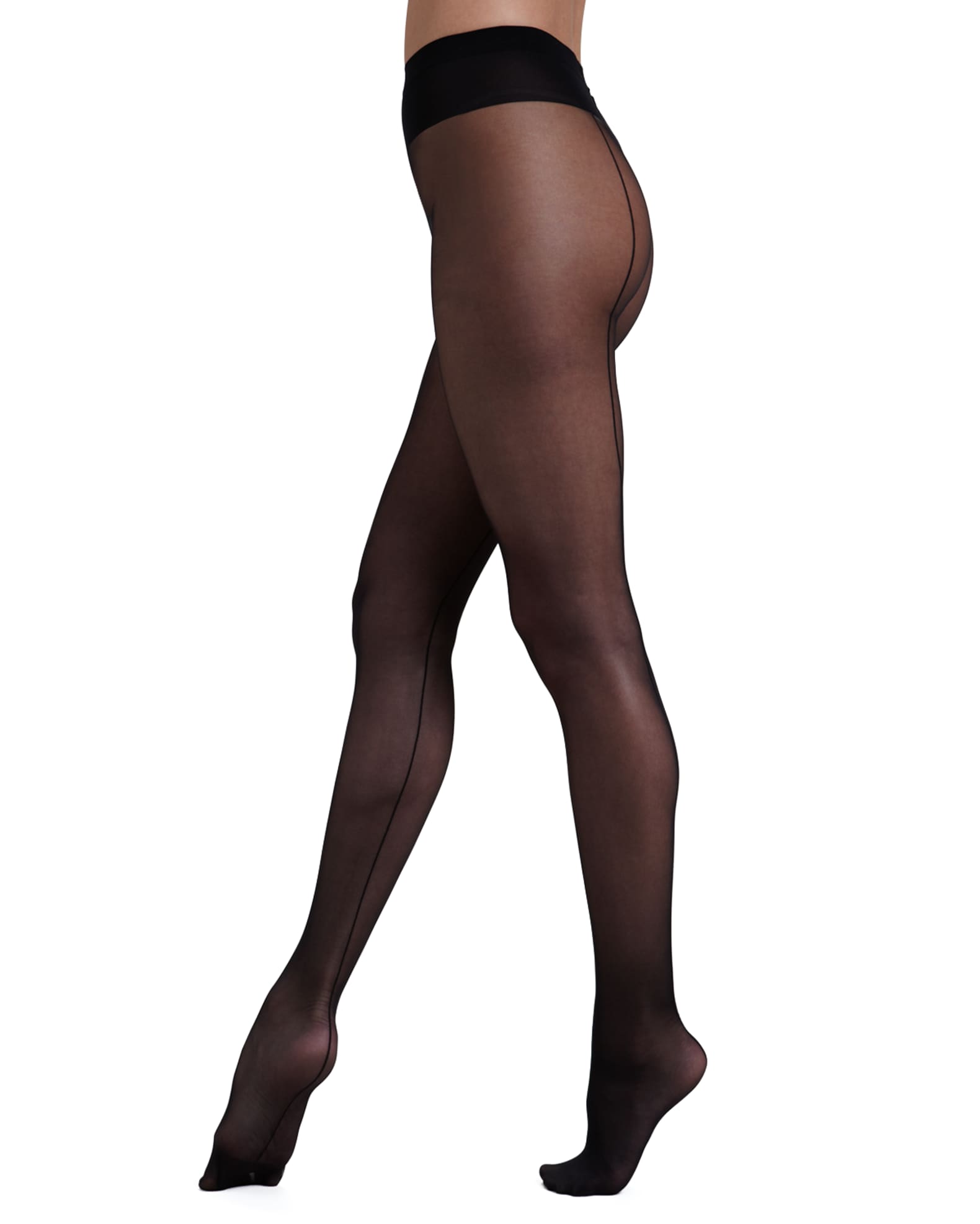 Wolford Individual 10 Back Seam Tights