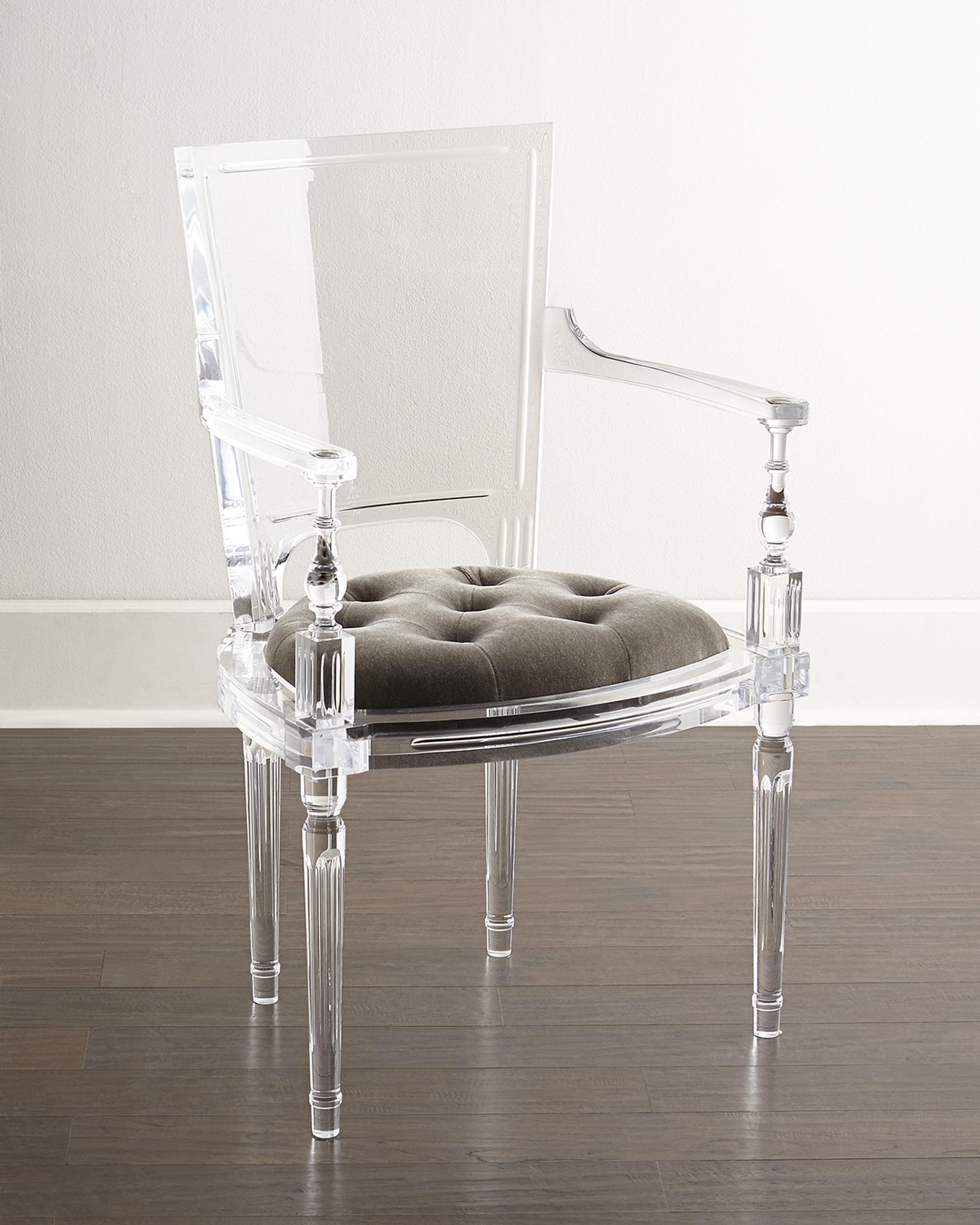 Global Views Katherine Acrylic Armchair | Neiman Marcus