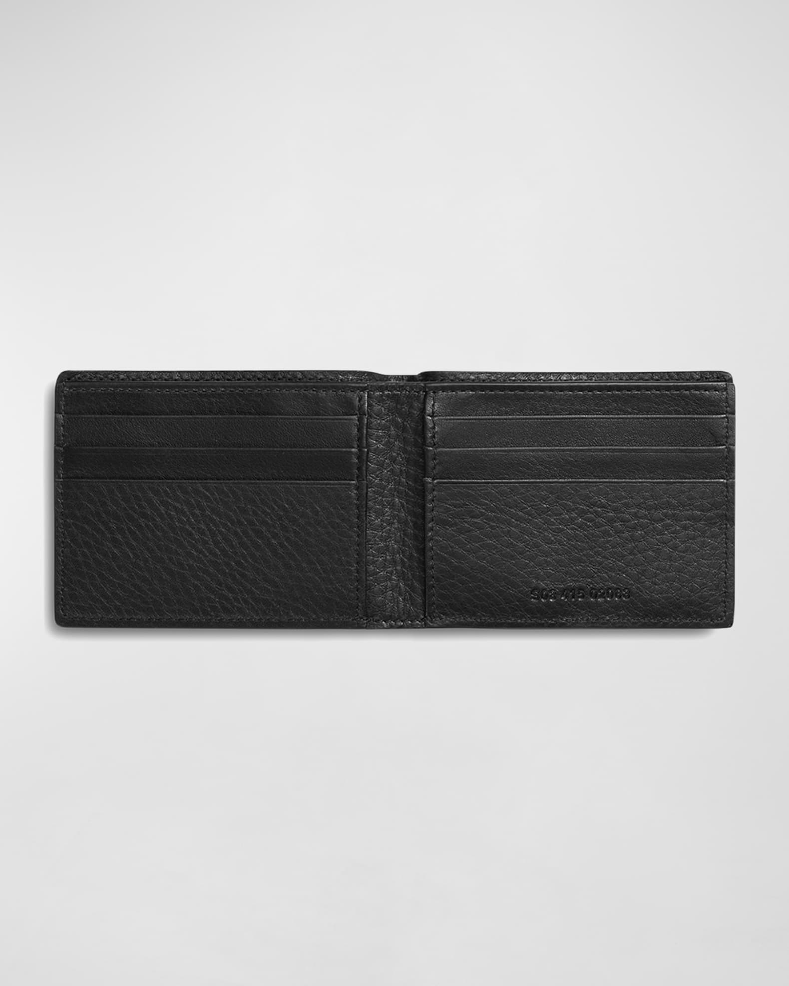 Men's Slim Leather Bifold Wallet 1