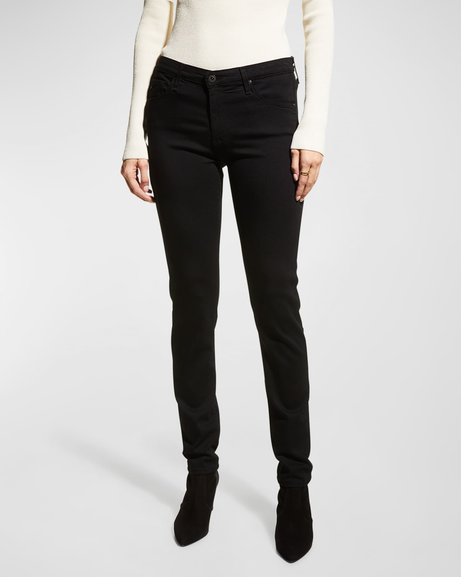 AG Jeans Prima Mid-Rise Skinny Jeans | Neiman Marcus
