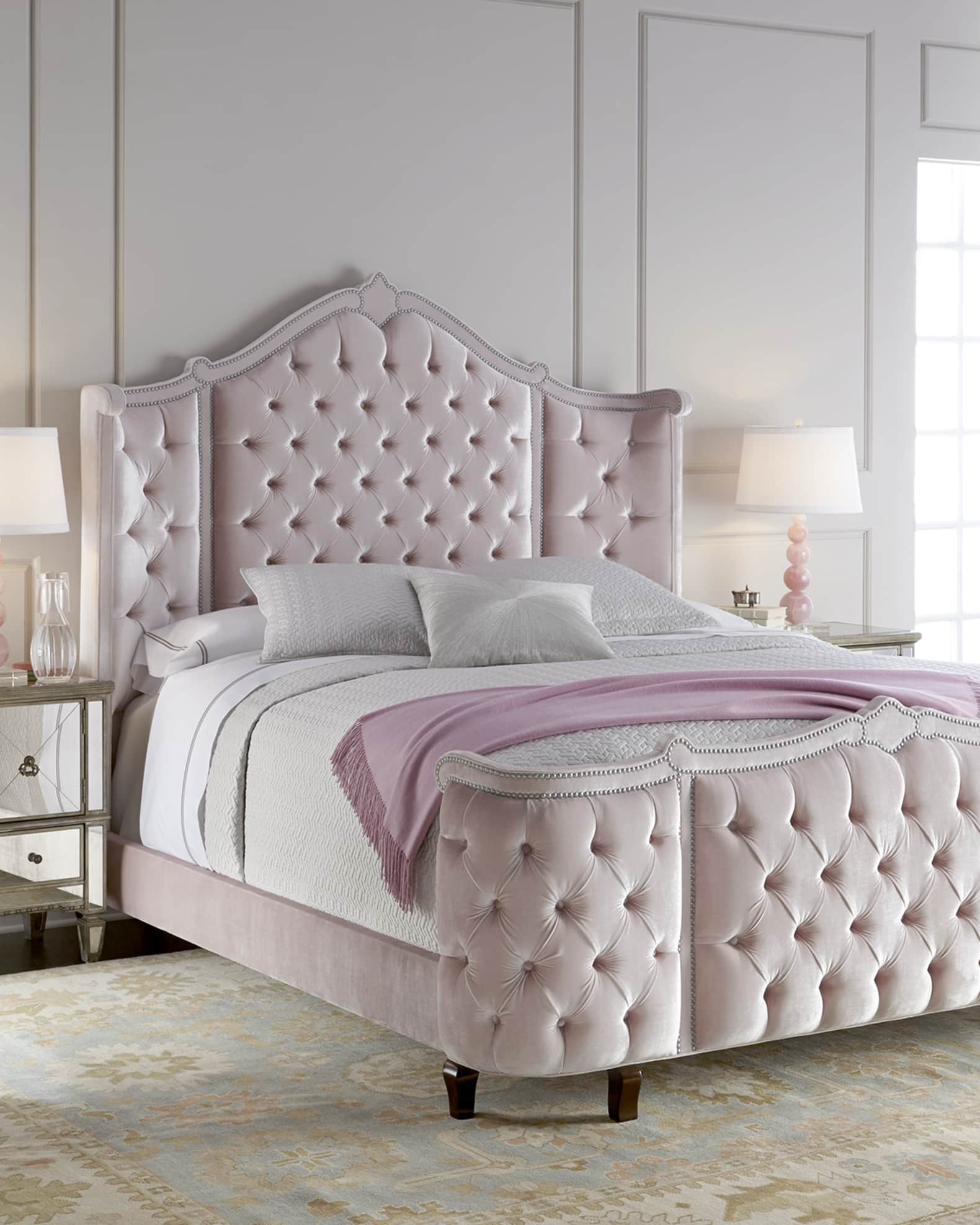 Pippa Tufted California King Bed 1
