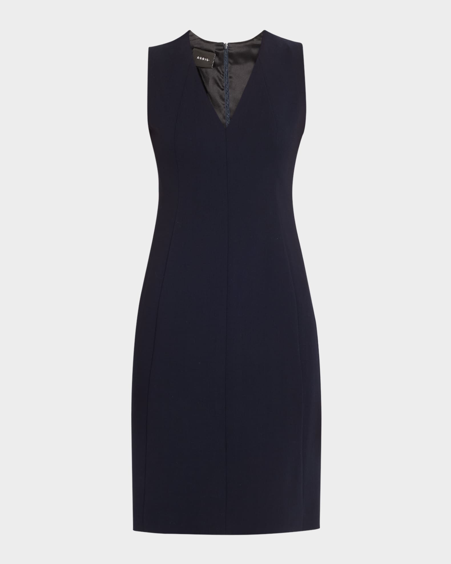 Sleeveless V-Neck Dress 0