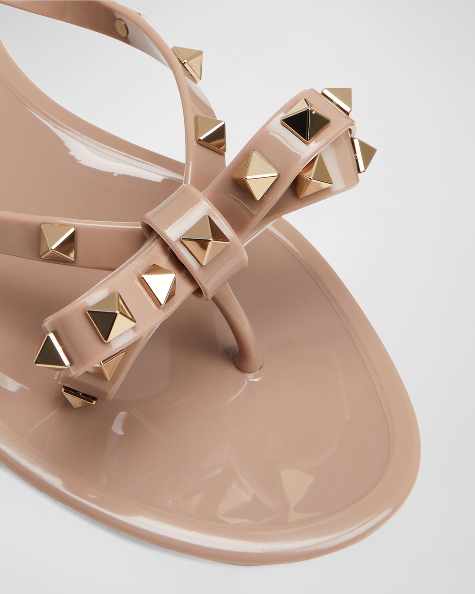 Pvc rockstud flat sandal deals