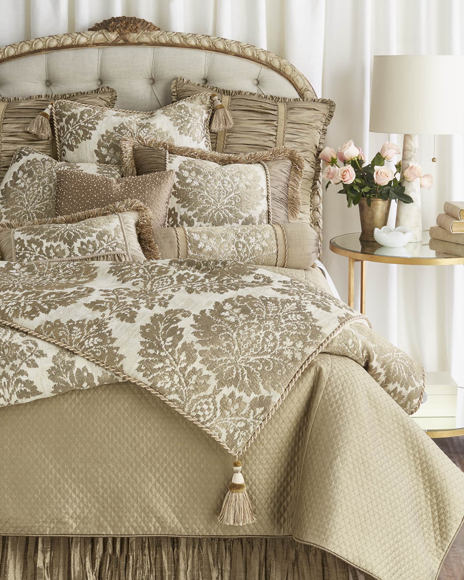 Vienna Damask Comforter Neiman Marcus