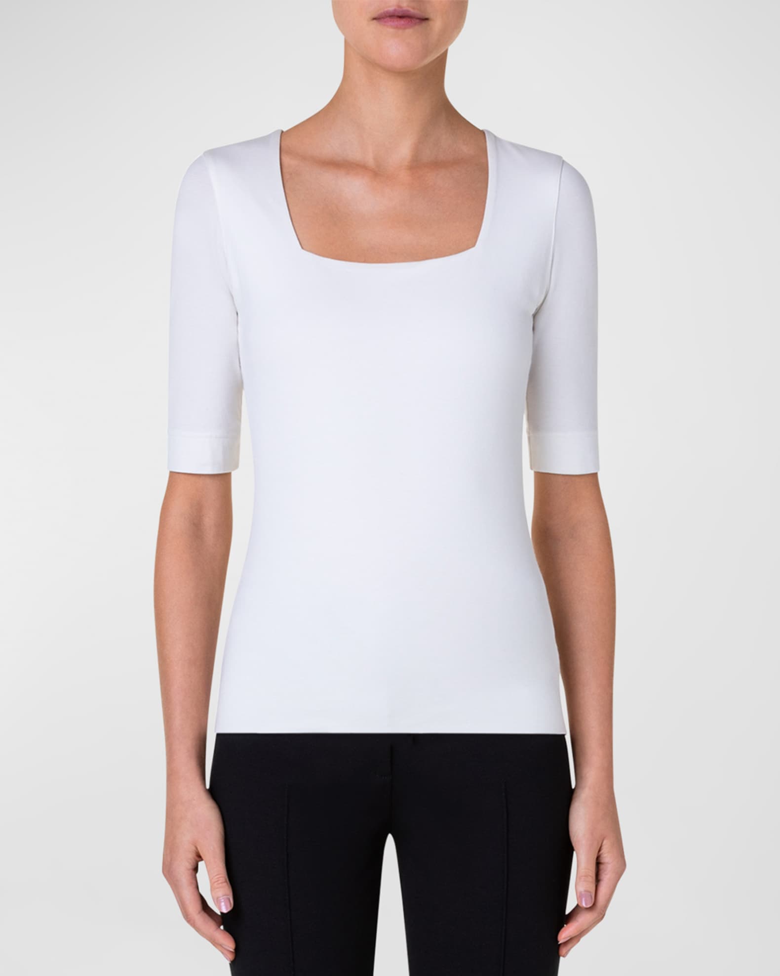【ANGLAN】22SS★ [AG] Square Neckline Half Tee ANGLAN】22SS☆ [AG] Square Neckline Half Tee (ANGLAN/Tシャツ