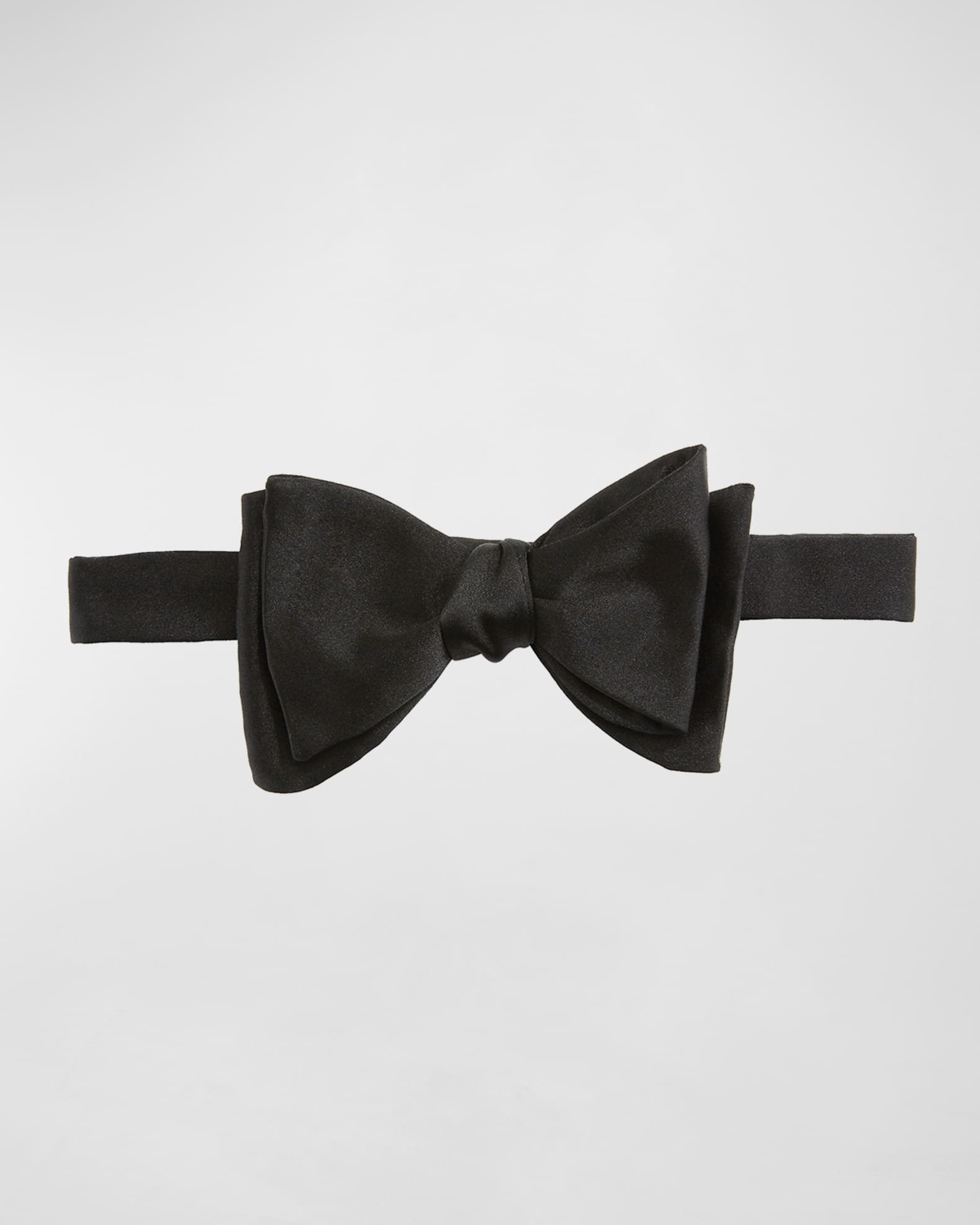 Ralph Lauren Purple Label Solid Satin Bow Tie | Neiman Marcus