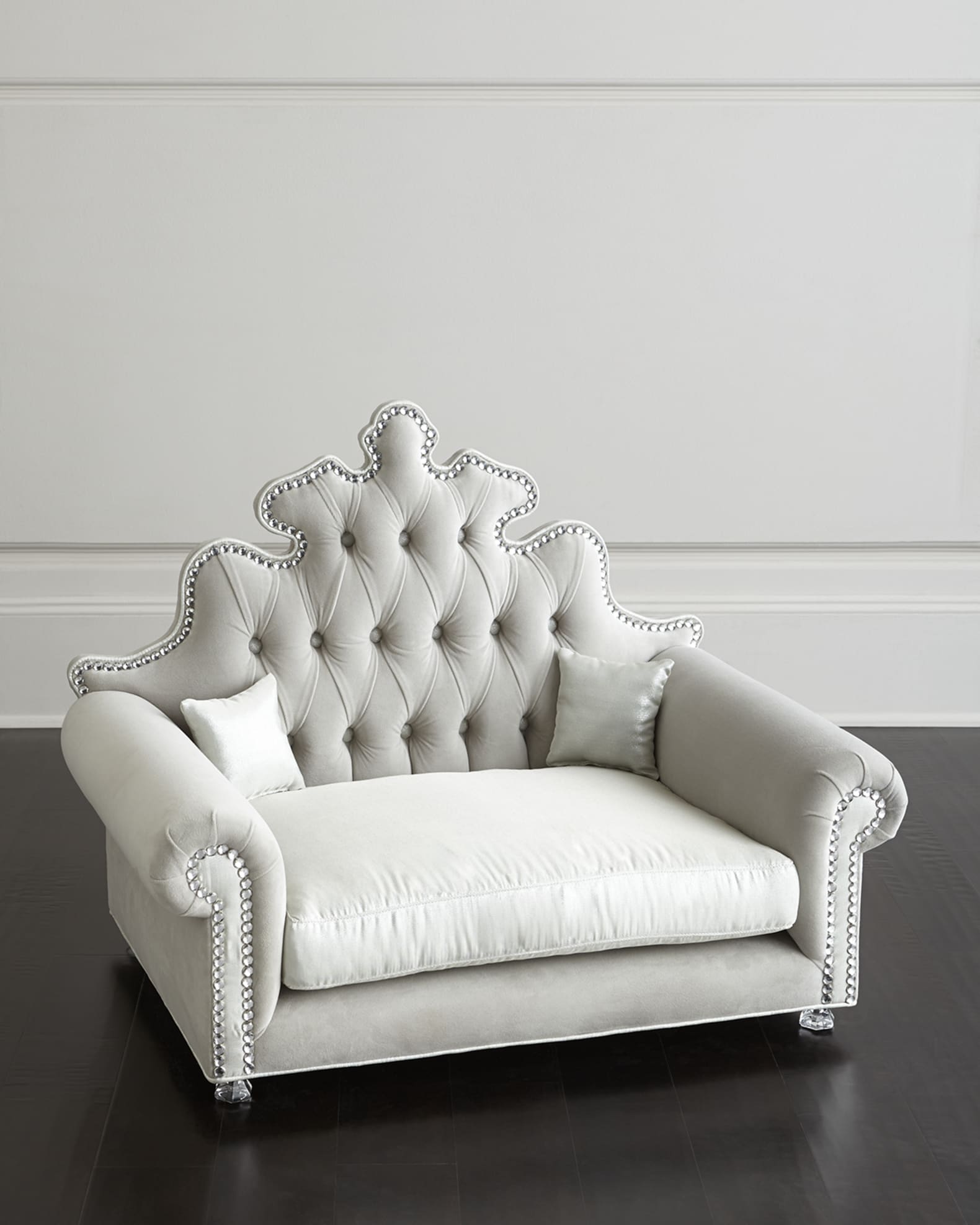 Tufted dog bed on sale