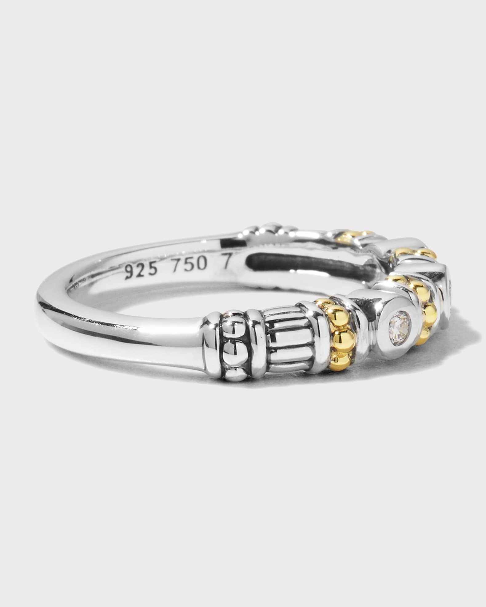 Caviar ring 925 750 hotsell