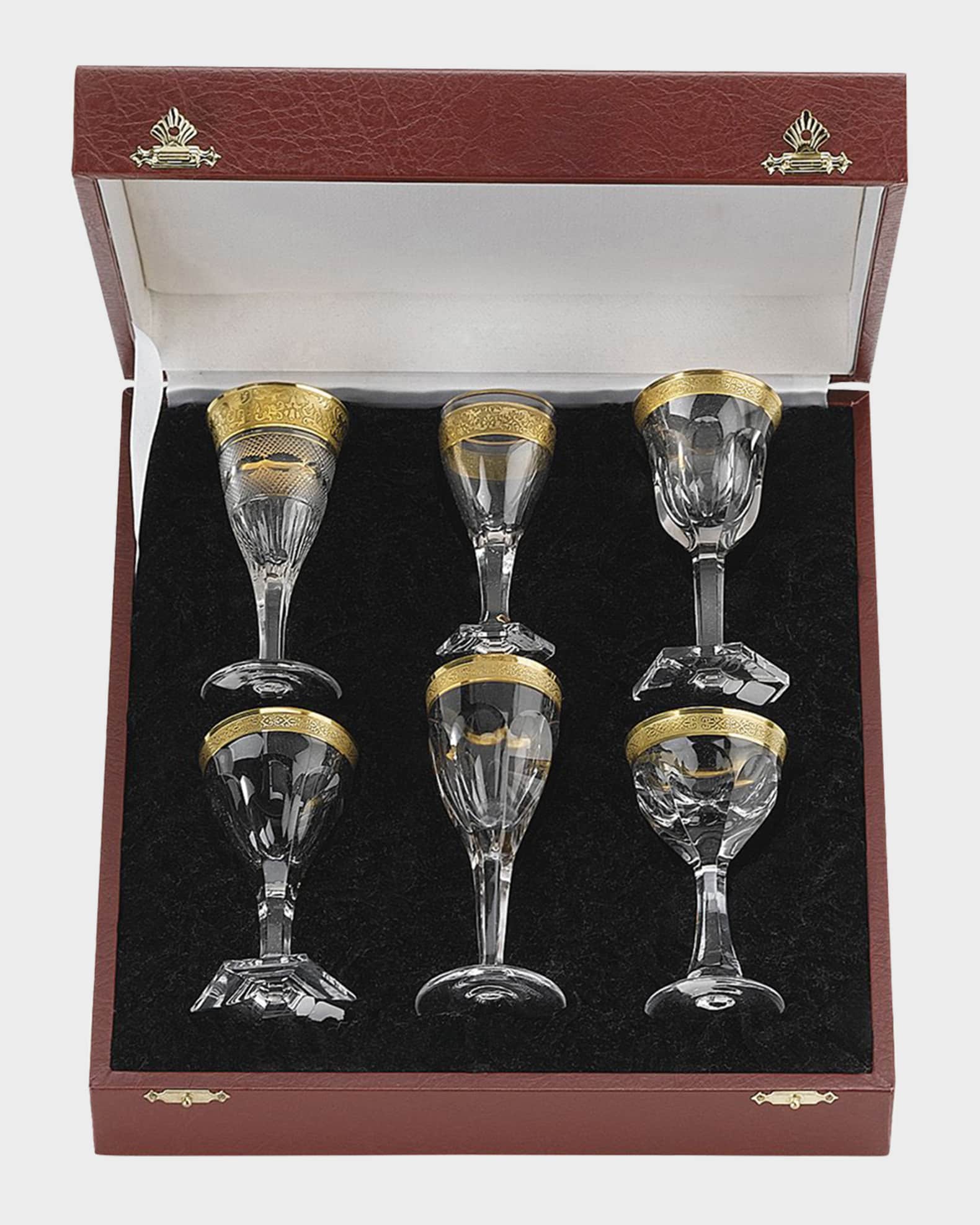 MOSER ガラス グラス 6個セット Moser Liqueur Glasses, 6-Piece Set | Neiman Marcus