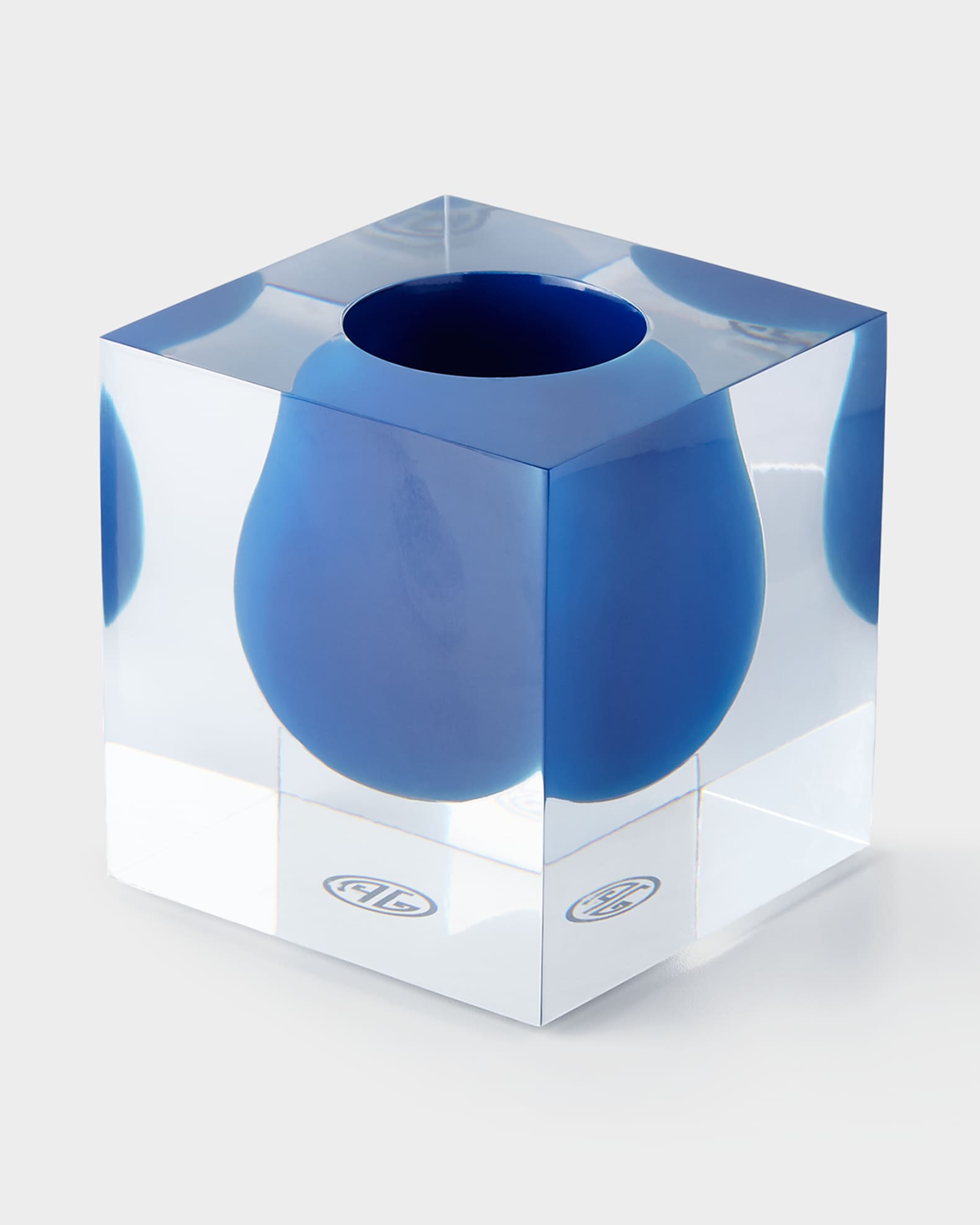 Jonathan Adler Bel Air Cobalt Mini Scoop Vase Neiman Marcus