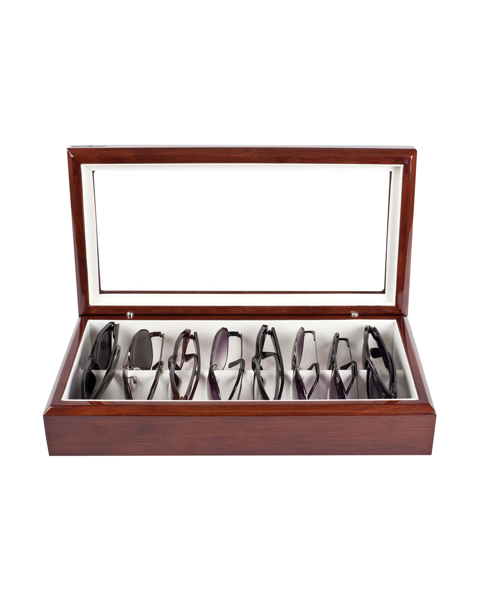 Oyobox Eyewear Organizer Case Mahogany Neiman Marcus