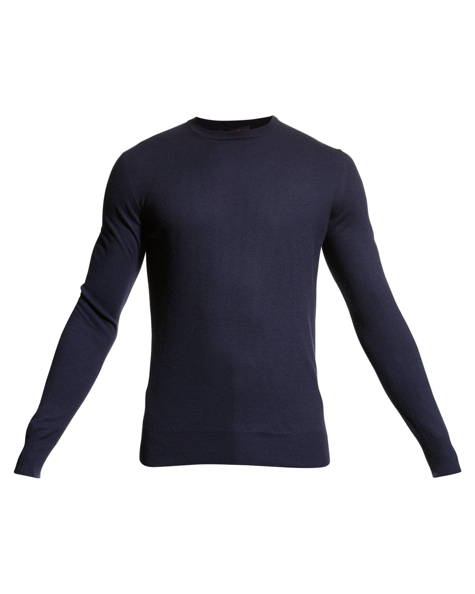 Loro Piana Men's Baby Cashmere Crewneck Sweater | Neiman Marcus