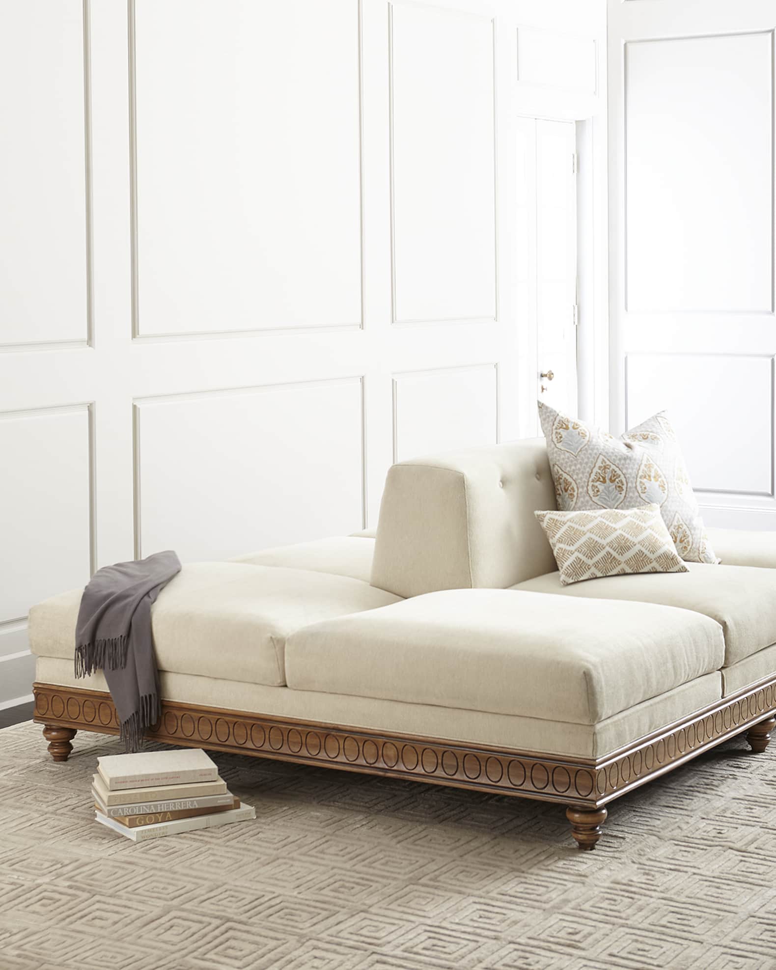 Peninsula Home Collection Serena Conversation Sofa Neiman Marcus