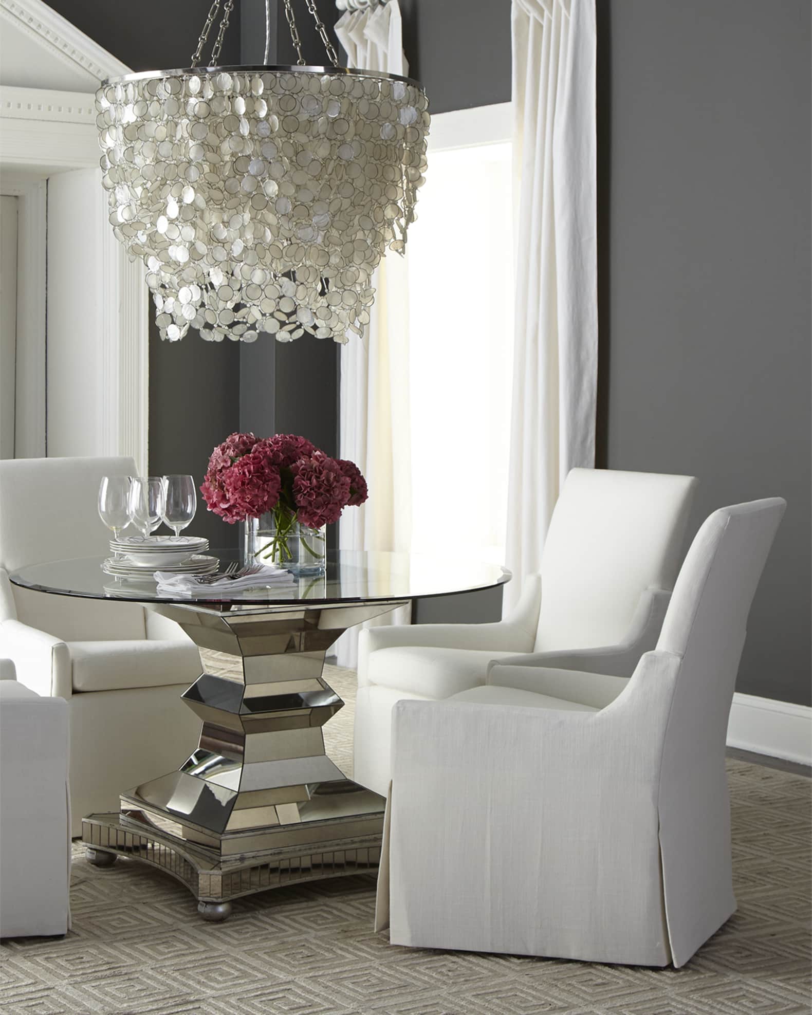 Bernadette 3-Light Capiz Chandelier 1
