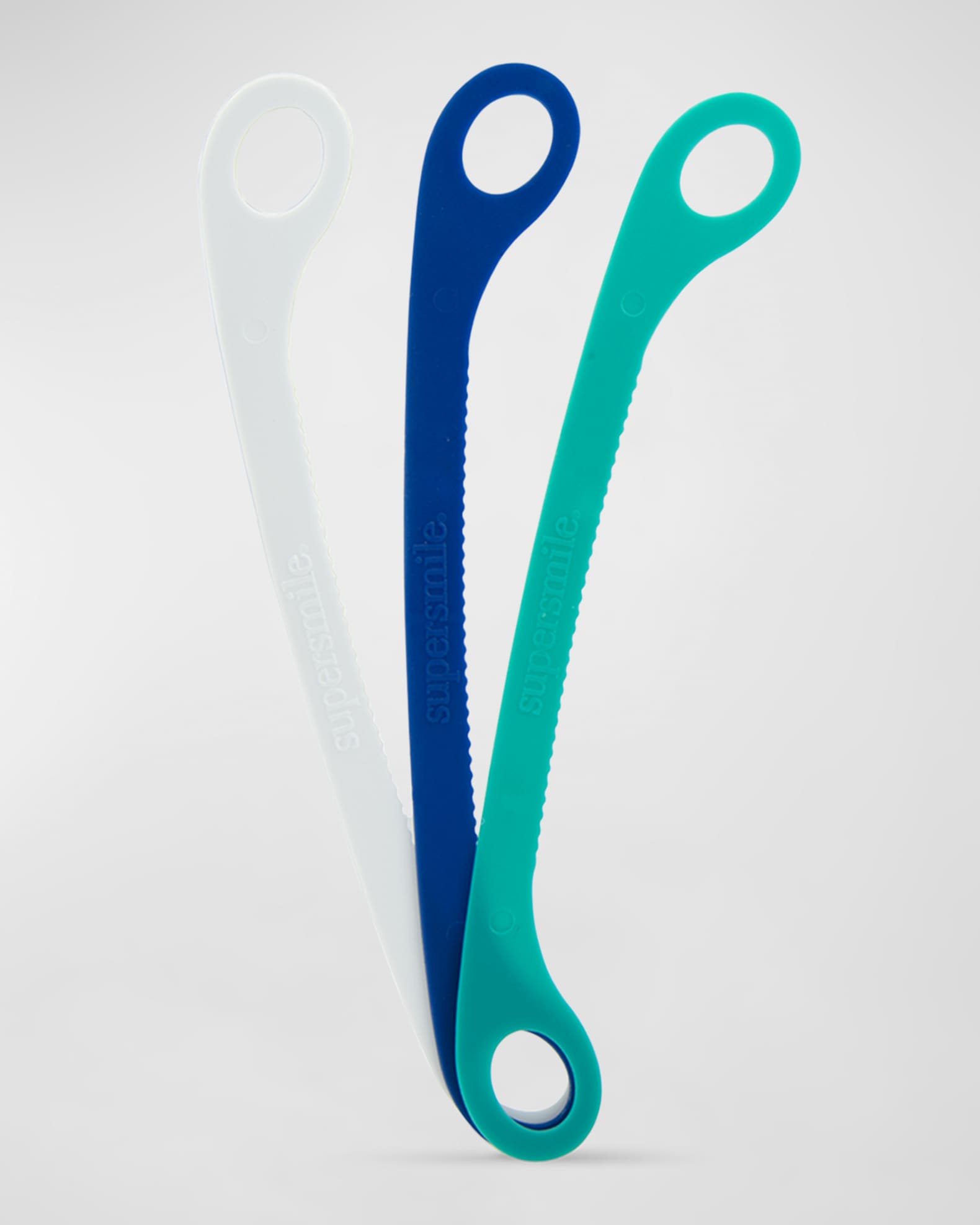 Rippled Edge Tongue Cleaner, 3 Pack 1