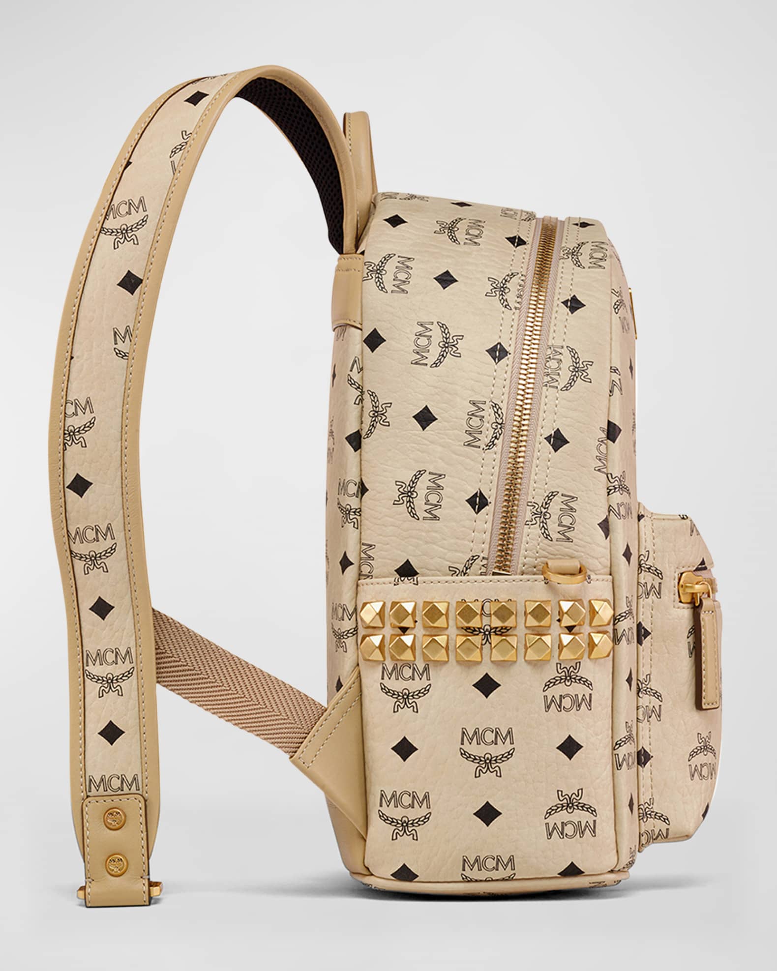 Mcm stark side stud backpack deals