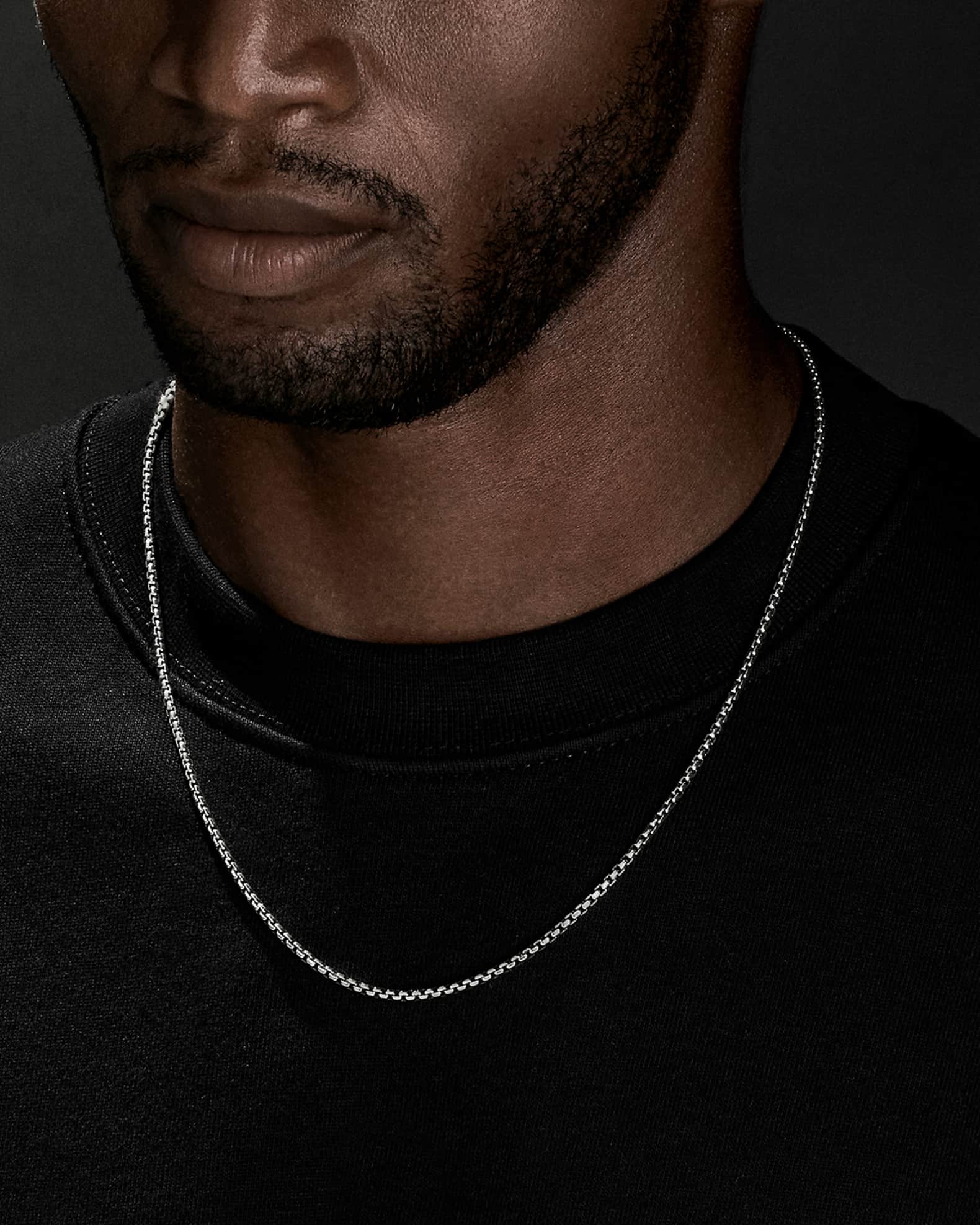 David yurman small box chain necklace hot sale