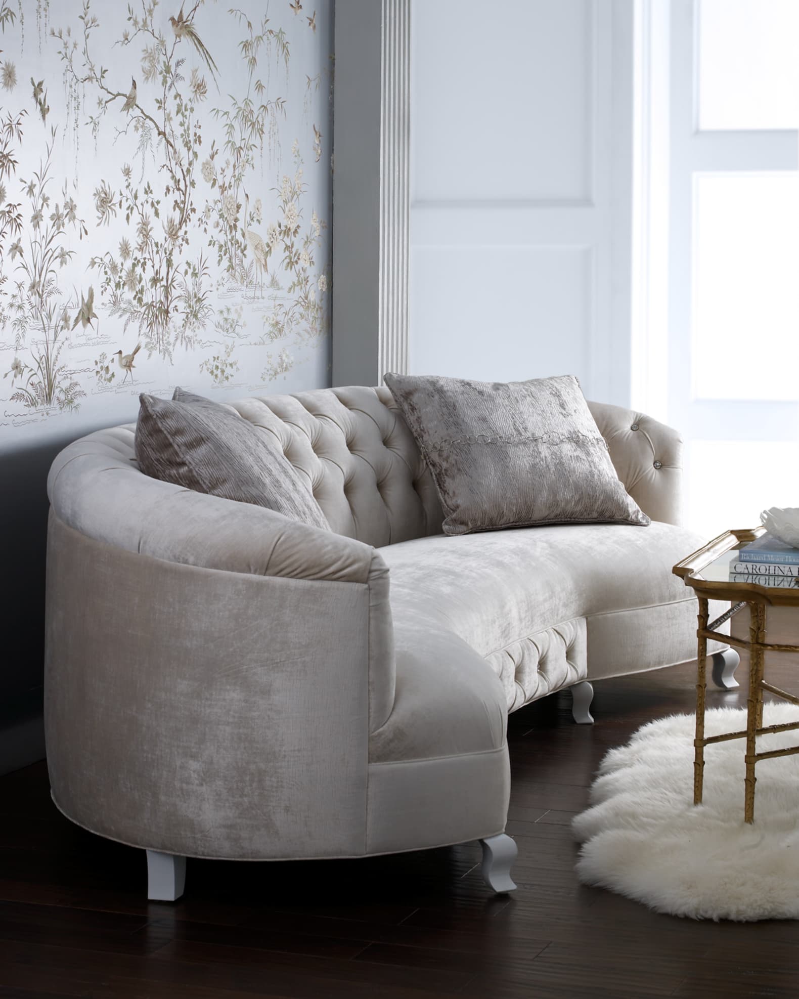 Monroe Tufted Sofa 114" 1