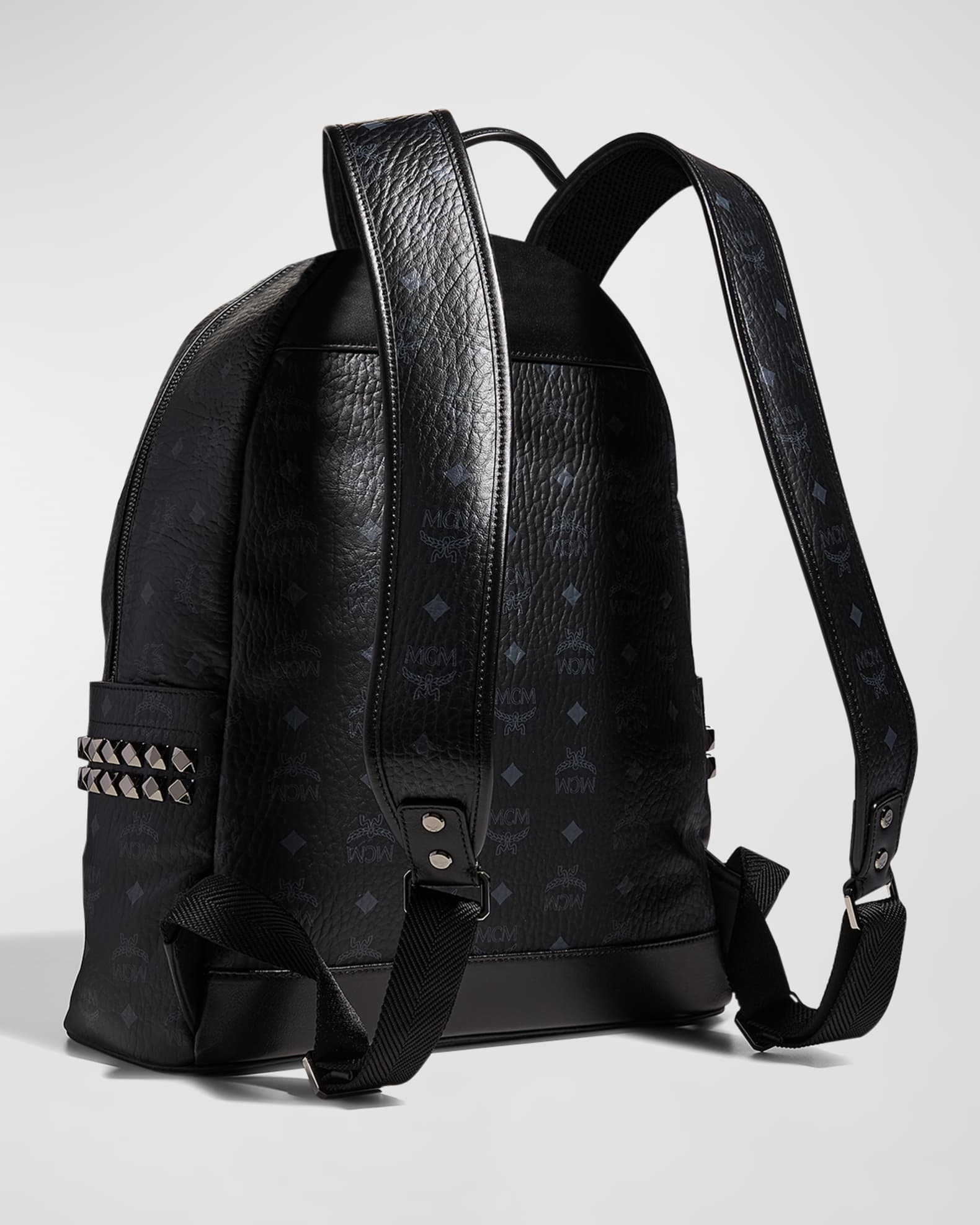 MCM Stark Side Stud Medium Backpack | Neiman Marcus